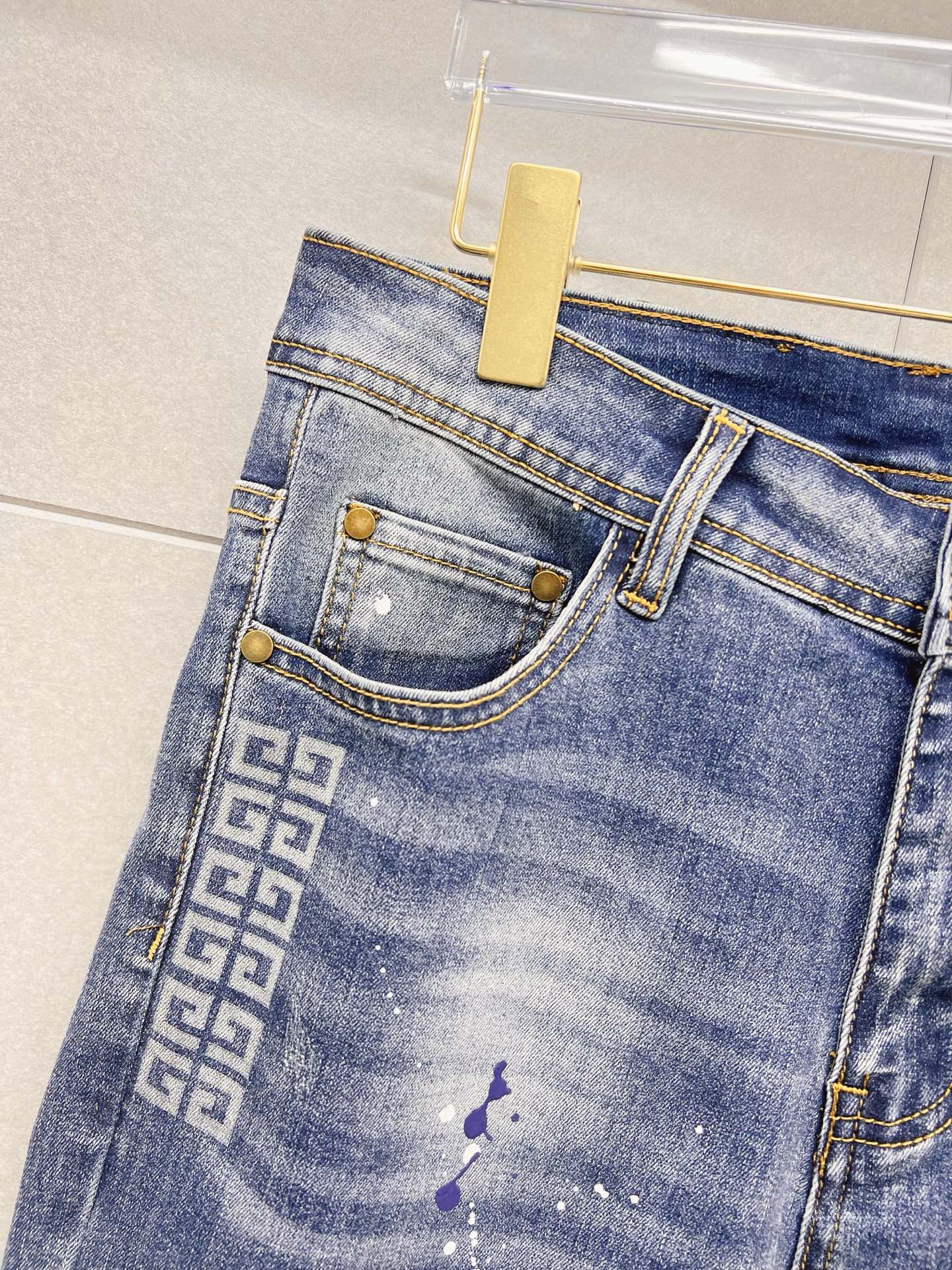 Givenchy Male Jeans Denim Slim Fit