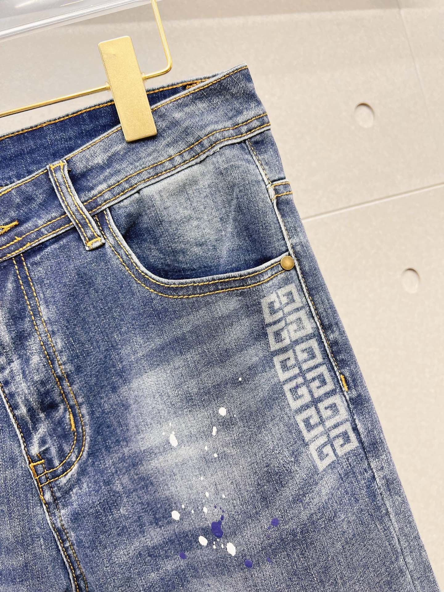Givenchy Male Jeans Denim Slim Fit