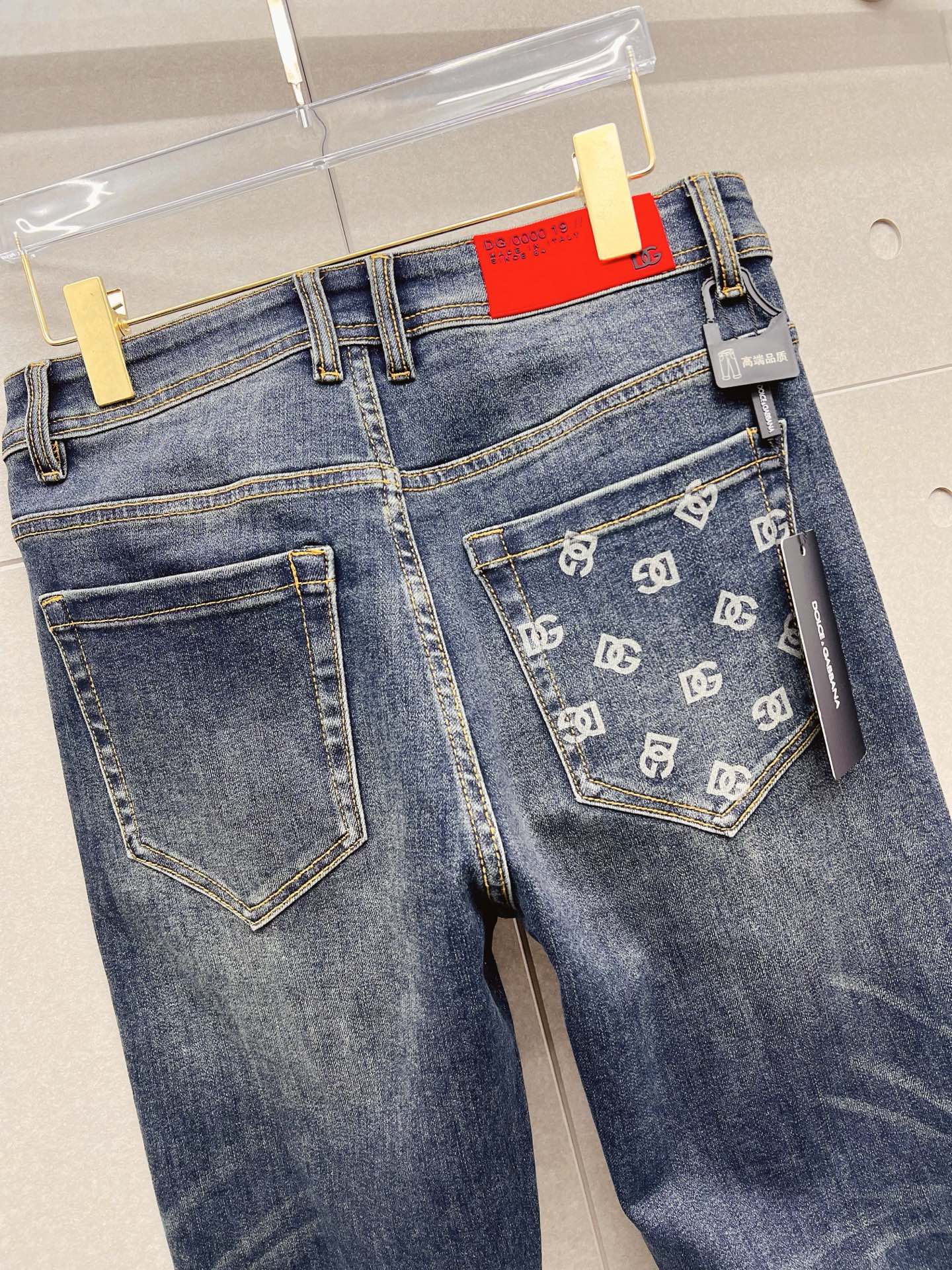Louis Vuitton Male Jeans Denim Slim Fit