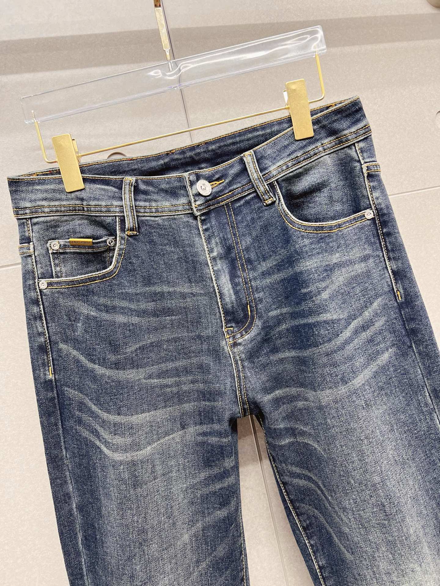 Louis Vuitton Male Jeans Denim Slim Fit