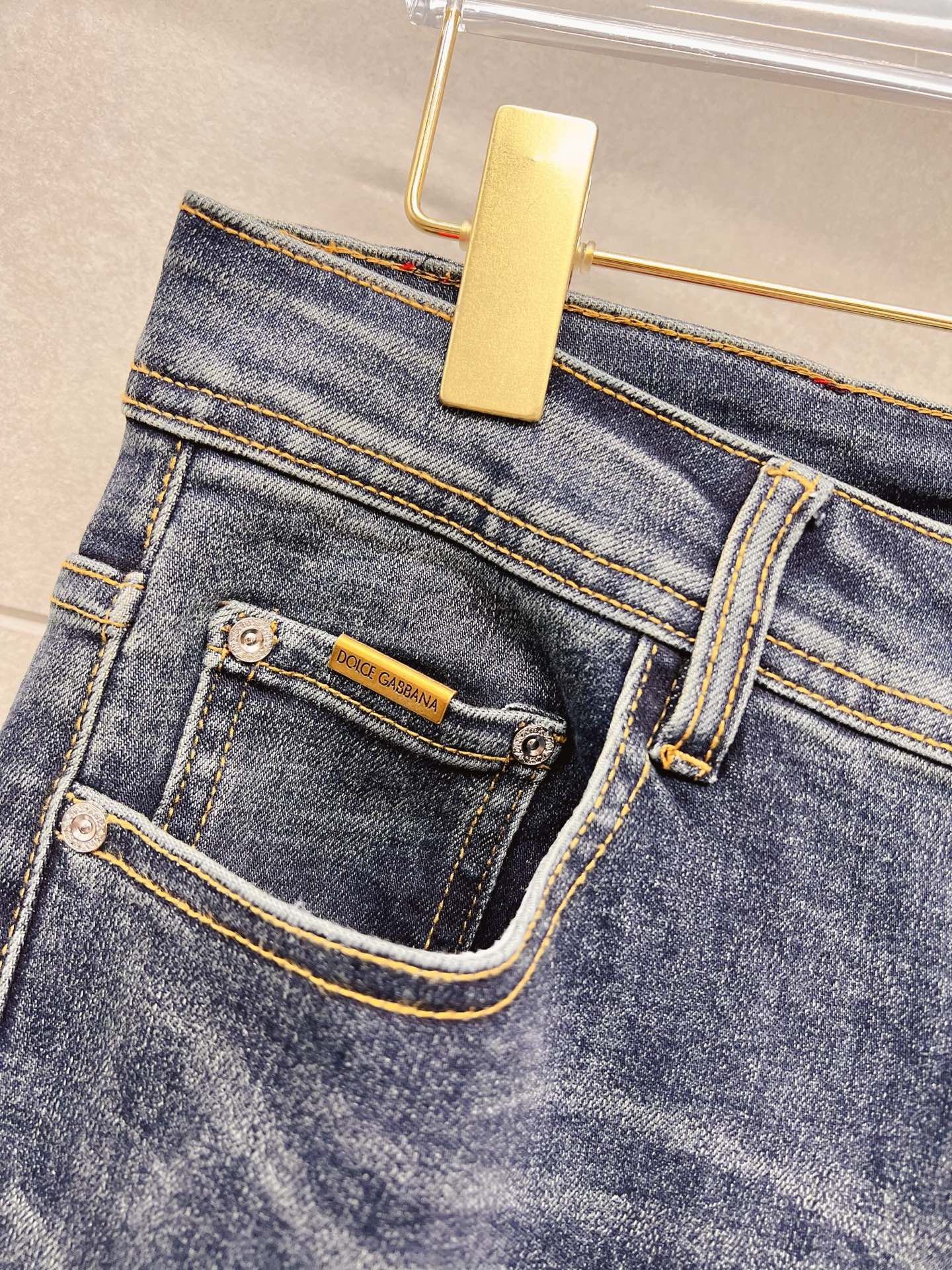 Louis Vuitton Male Jeans Denim Slim Fit