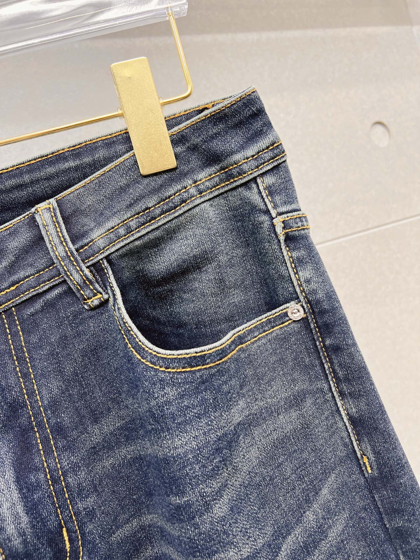 Louis Vuitton Male Jeans Denim Slim Fit
