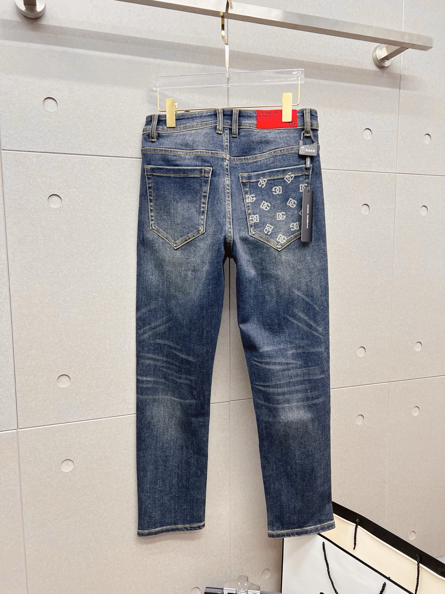 Louis Vuitton Male Jeans Denim Slim Fit