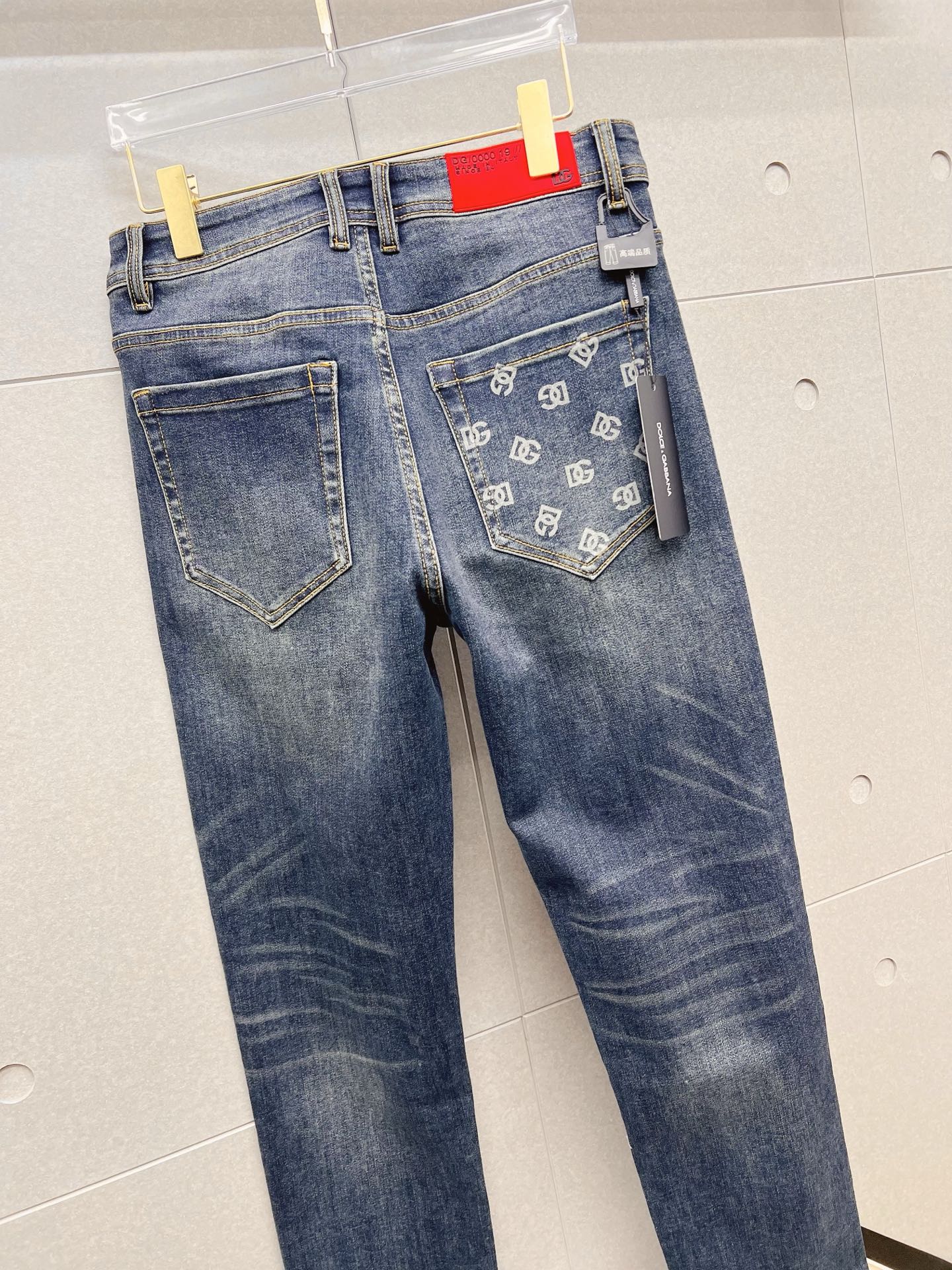 Louis Vuitton Male Jeans Denim Slim Fit