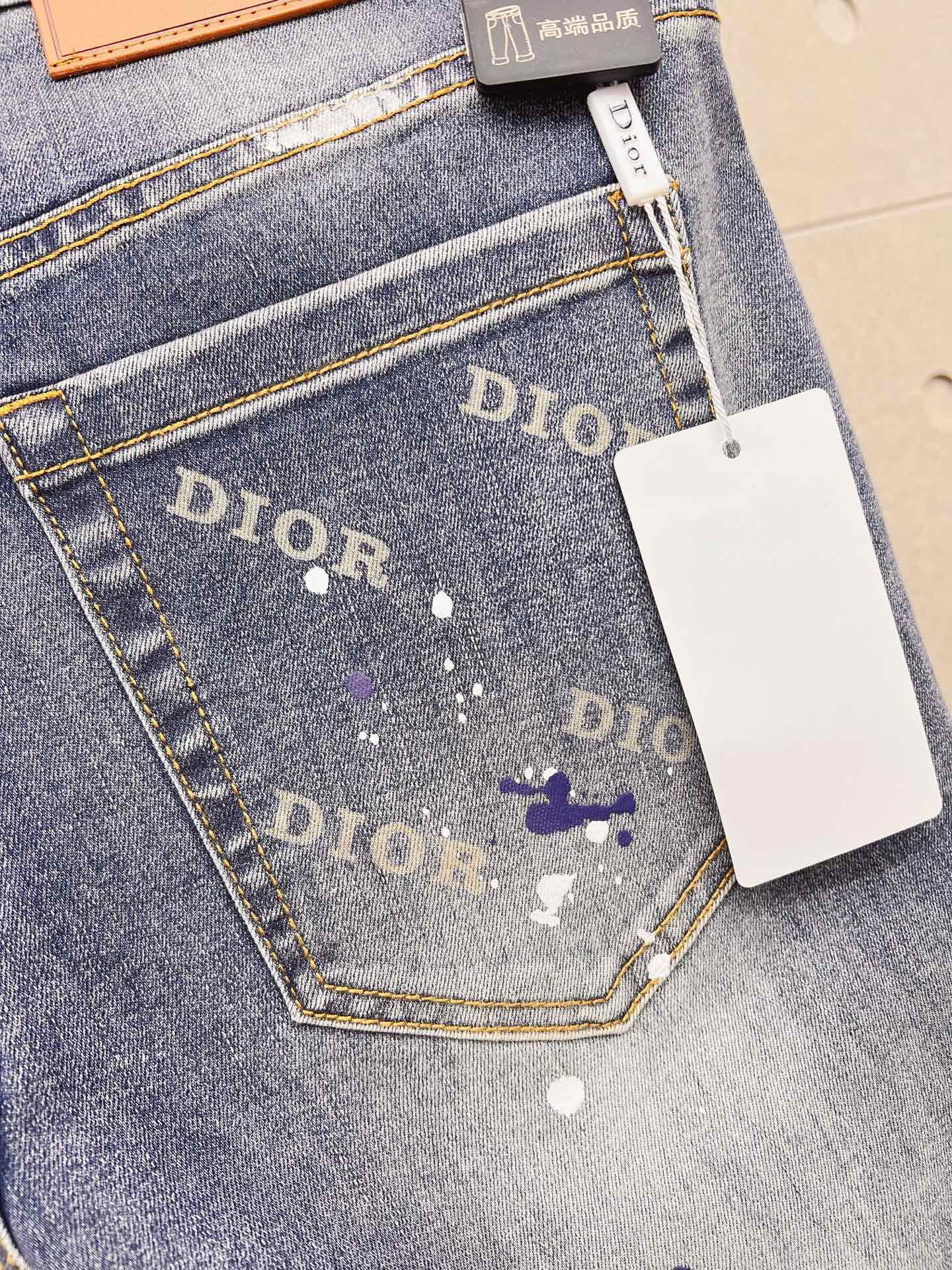 Dior Male Jeans Denim Slim Fit