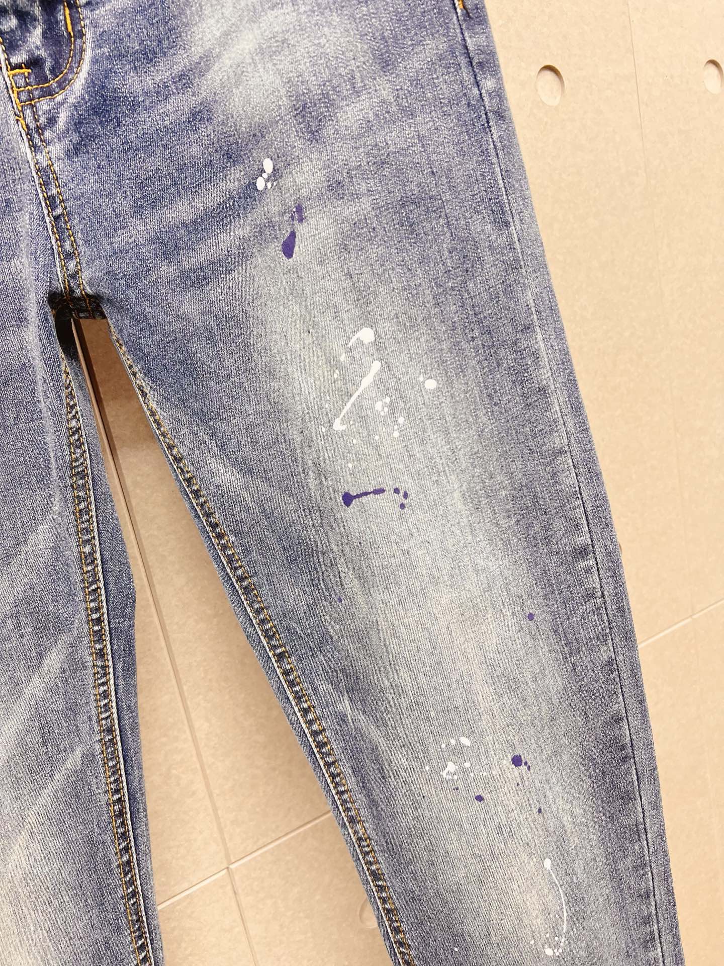 Dior Male Jeans Denim Slim Fit