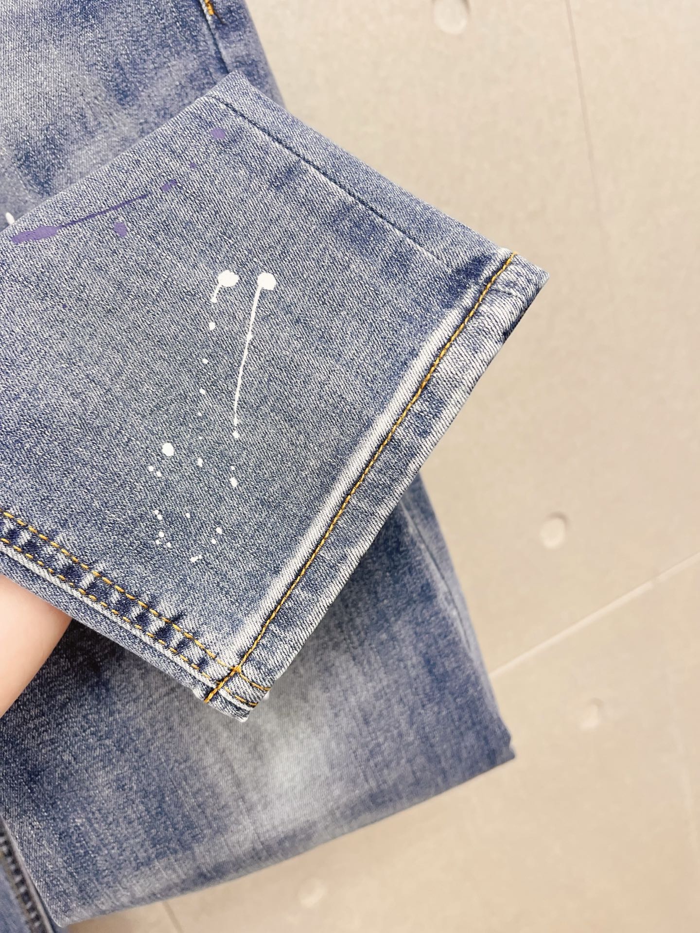 Dior Male Jeans Denim Slim Fit