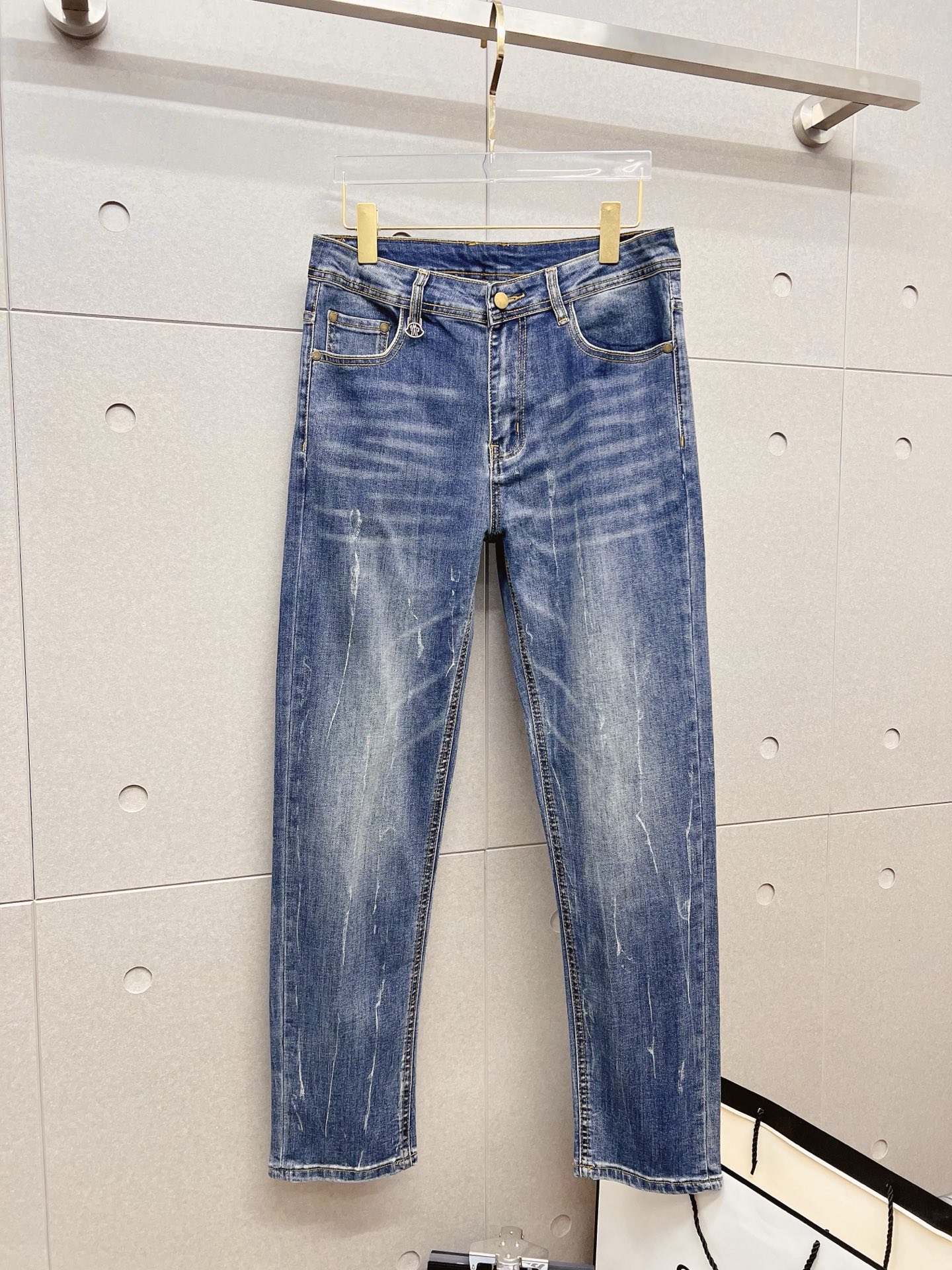 Moncler Male Jeans Denim Slim Fit M-l
