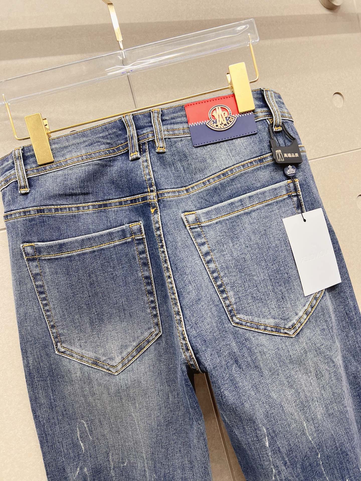 Moncler Male Jeans Denim Slim Fit M-l