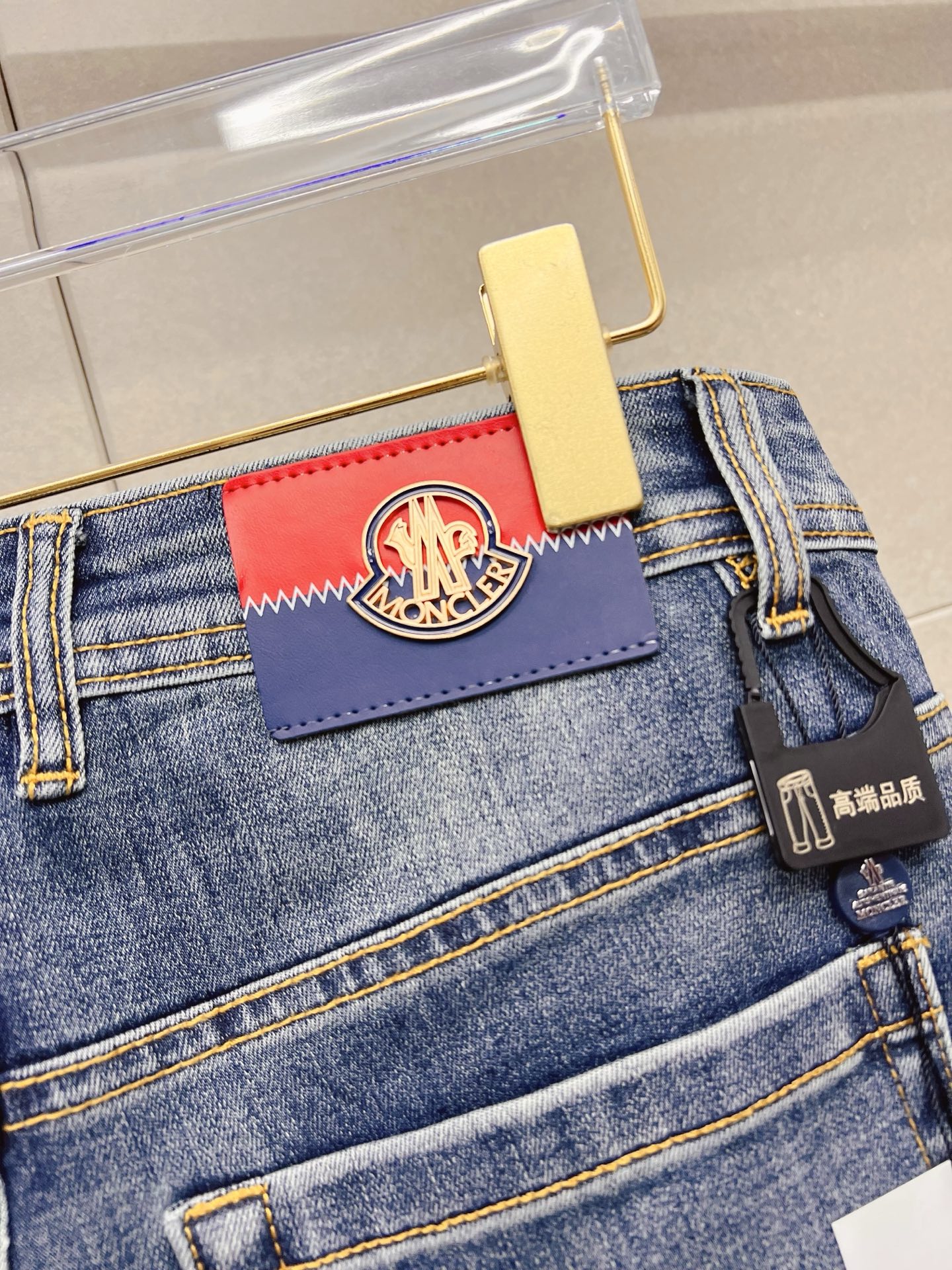Moncler Male Jeans Denim Slim Fit M-l