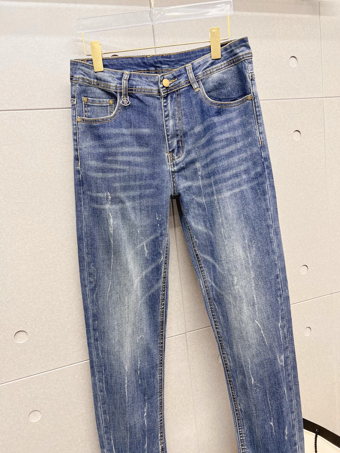 Moncler Male Jeans Denim Slim Fit M-l