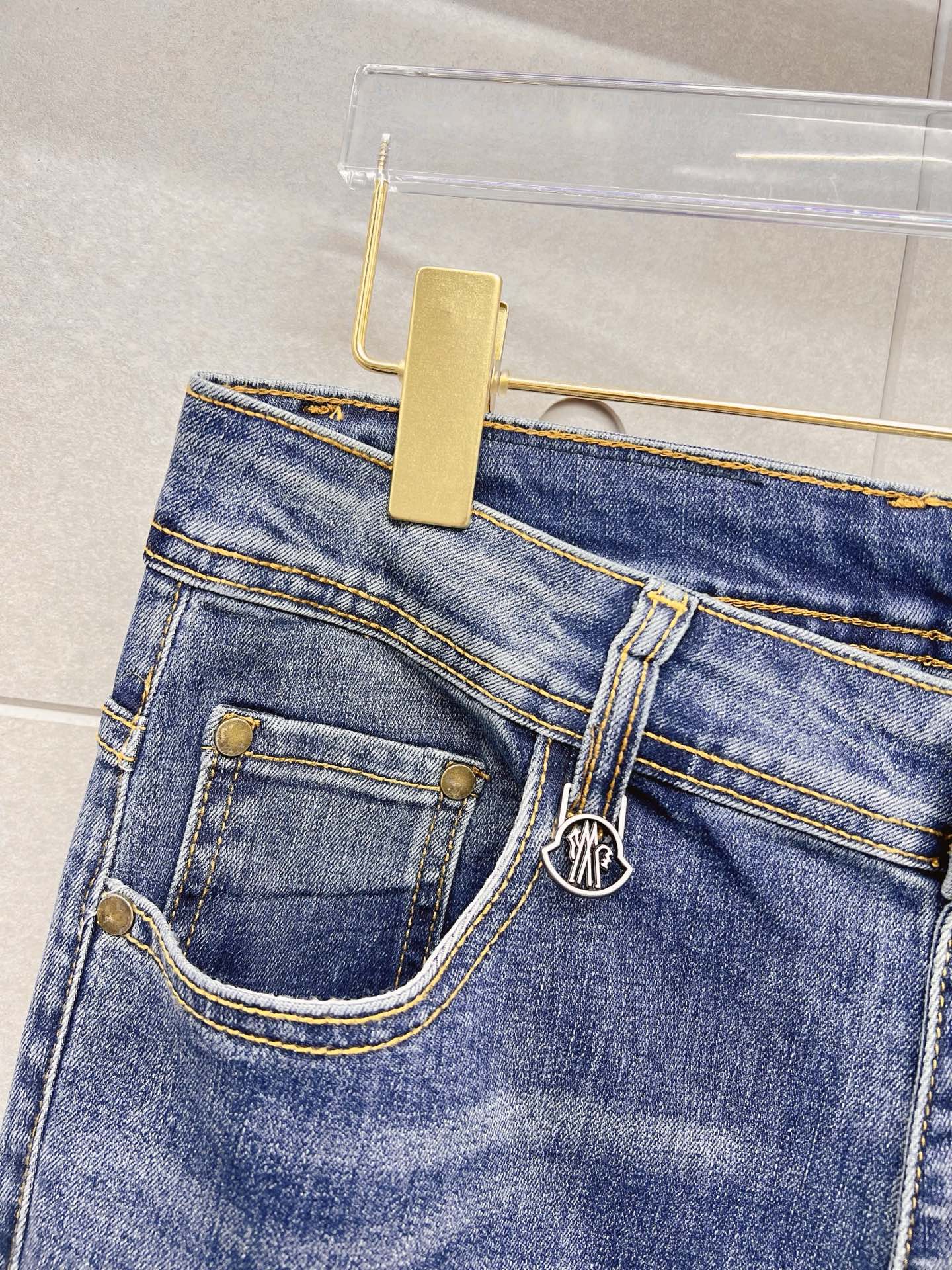 Moncler Male Jeans Denim Slim Fit M-l