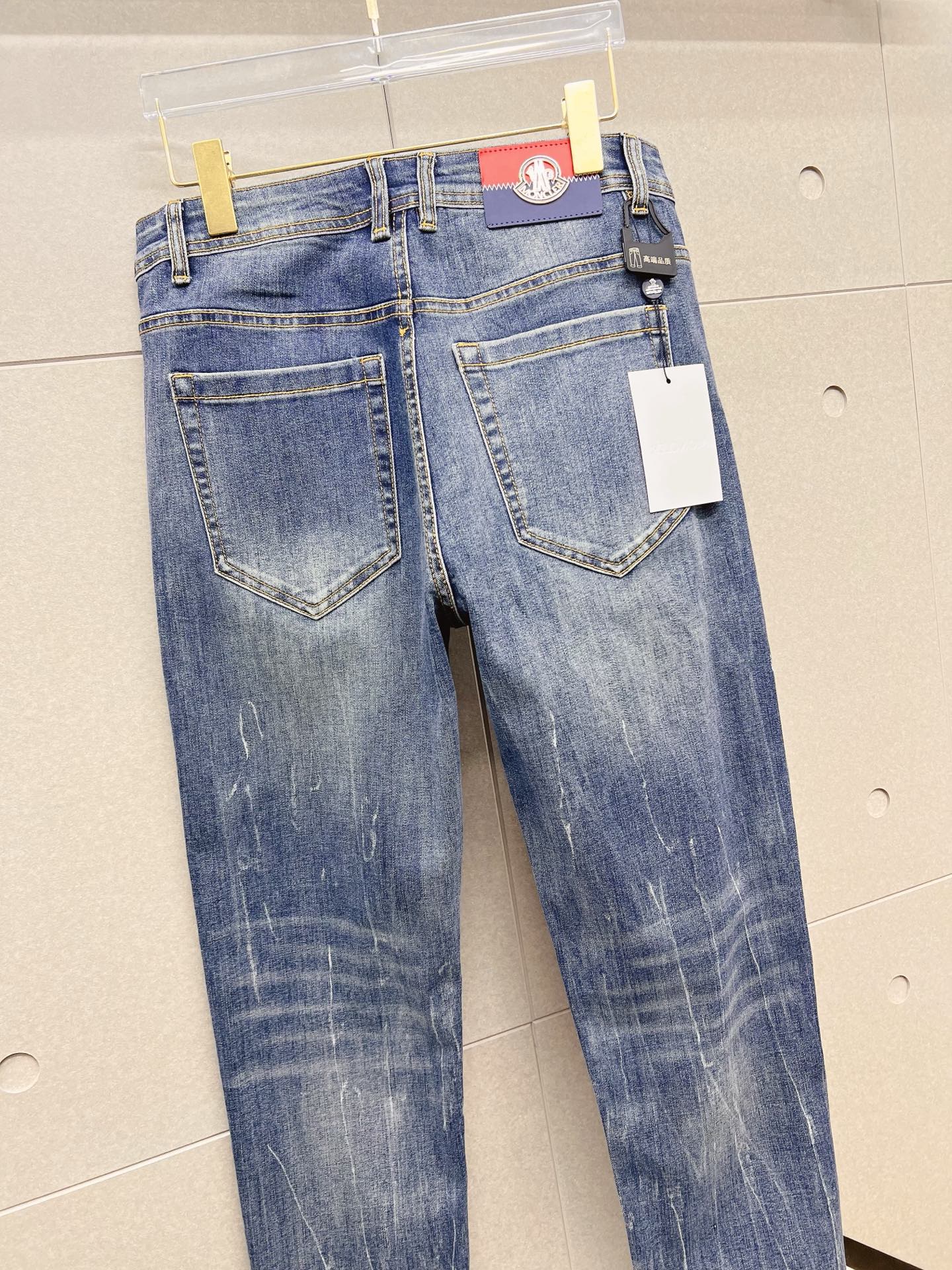 Moncler Male Jeans Denim Slim Fit M-l