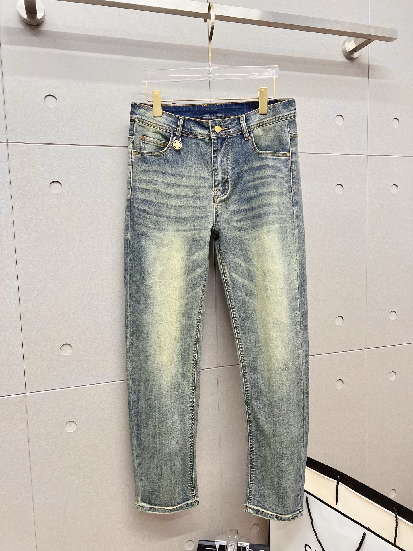Louis Vuitton Male Jeans Denim Slim Fit L
