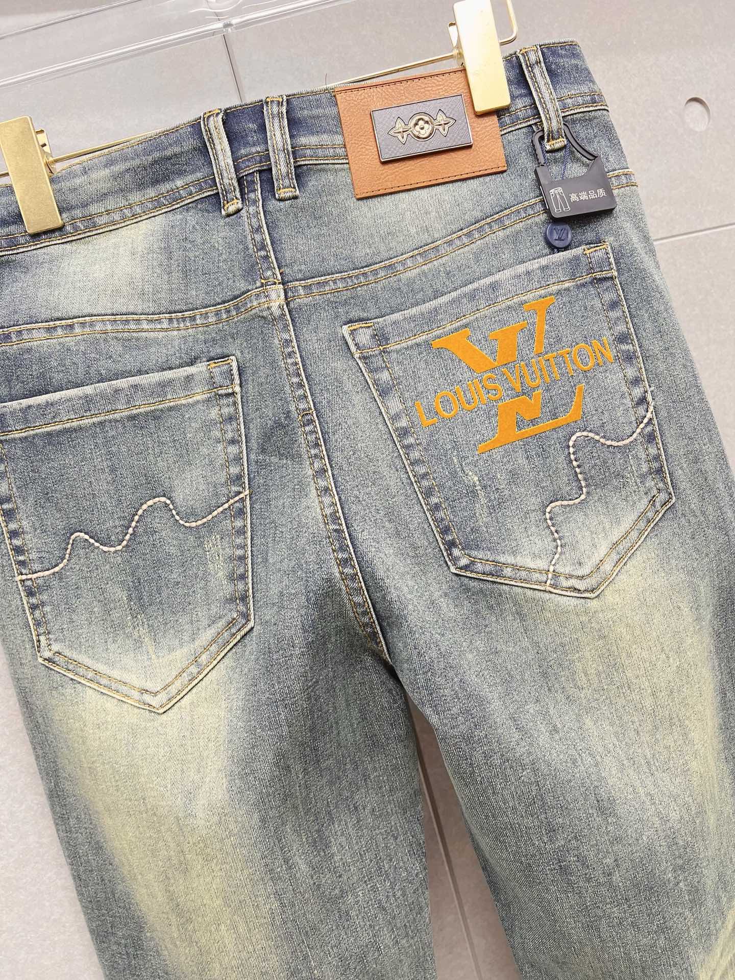 Louis Vuitton Male Jeans Denim Slim Fit L