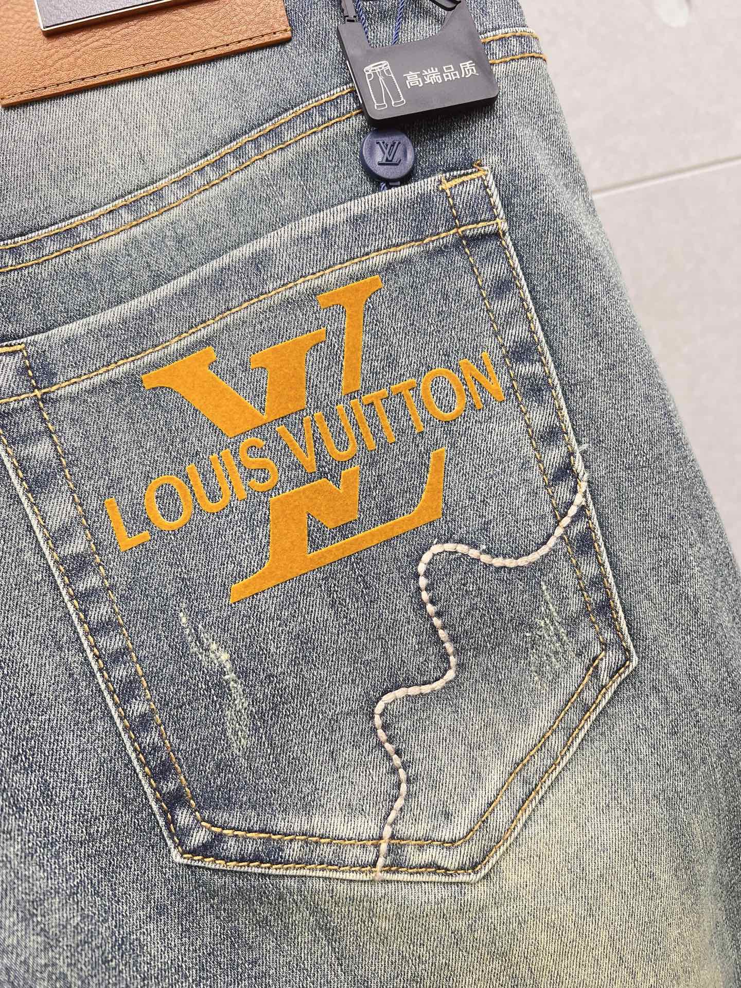 Louis Vuitton Male Jeans Denim Slim Fit L