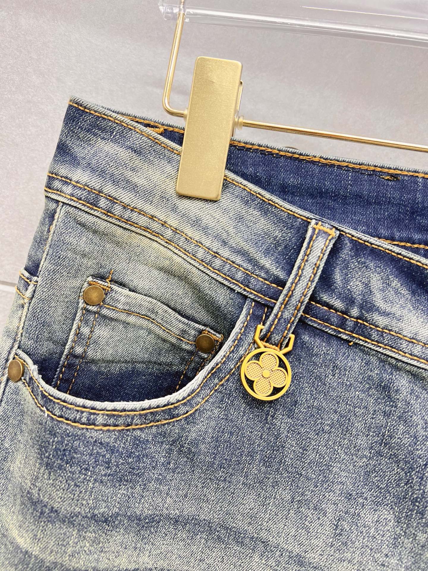 Louis Vuitton Male Jeans Denim Slim Fit L