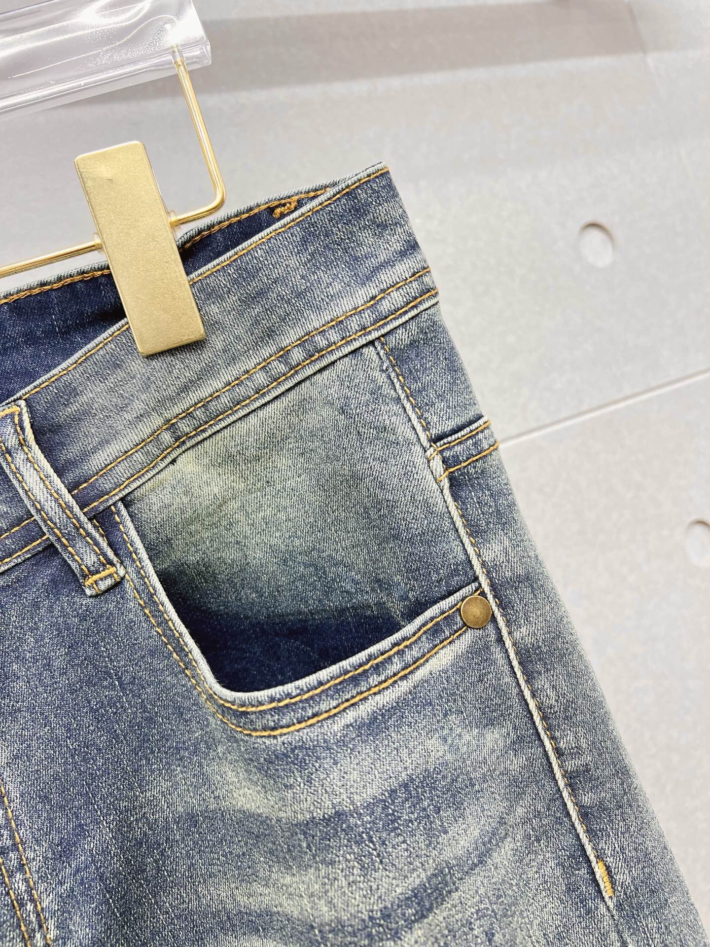 Louis Vuitton Male Jeans Denim Slim Fit L
