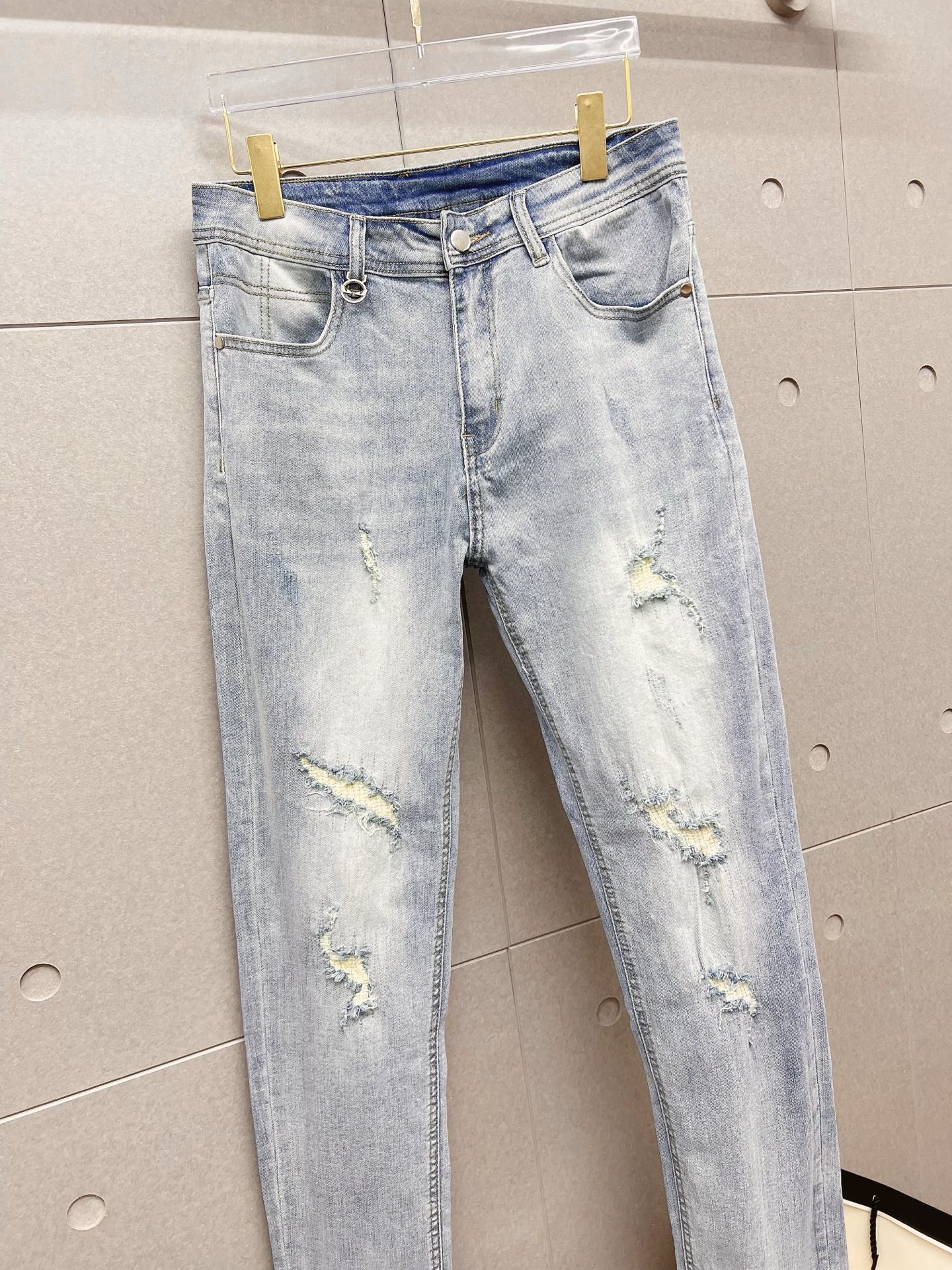 Fendi Male Jeans Denim Slim Fit