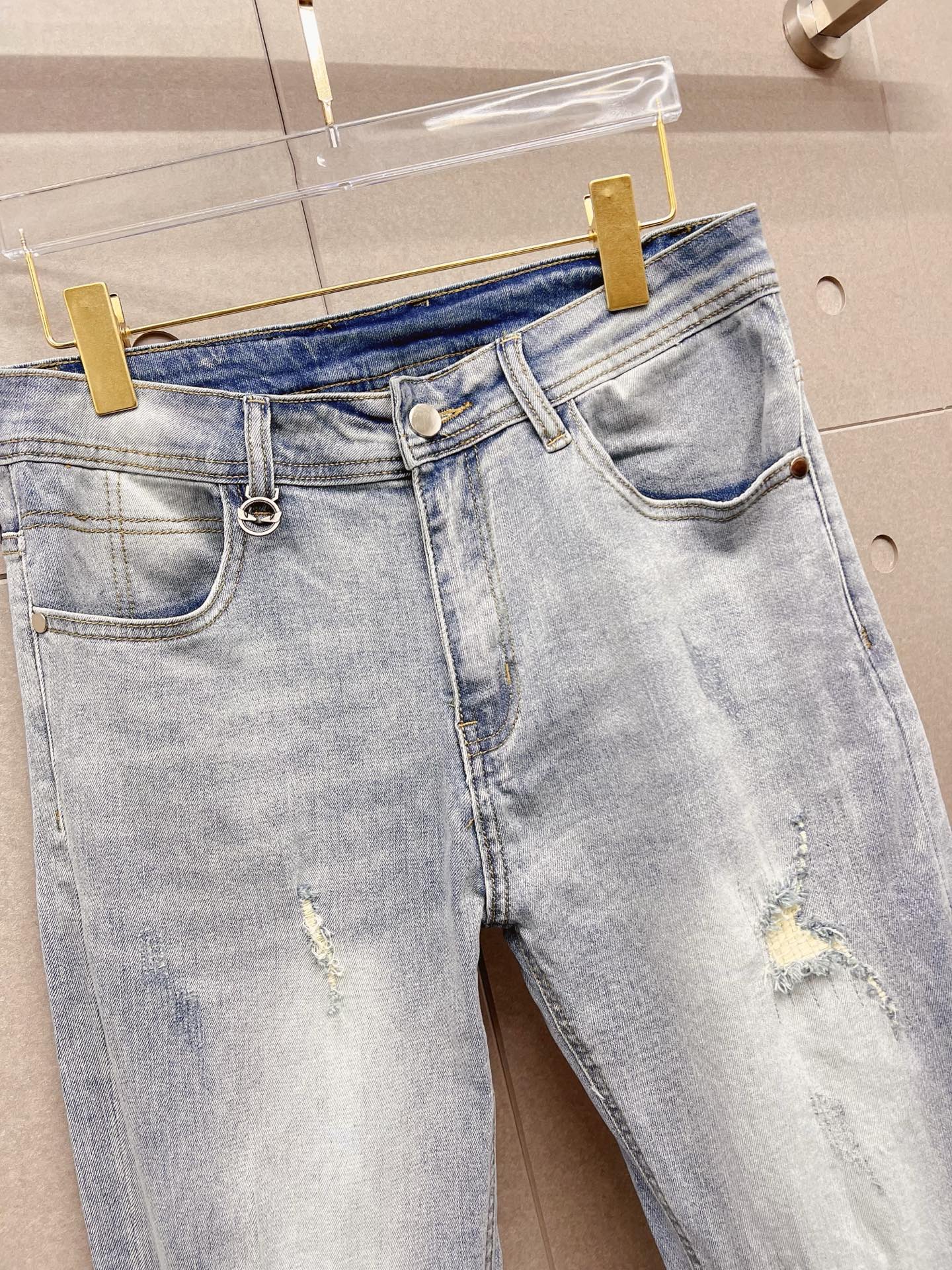 Fendi Male Jeans Denim Slim Fit