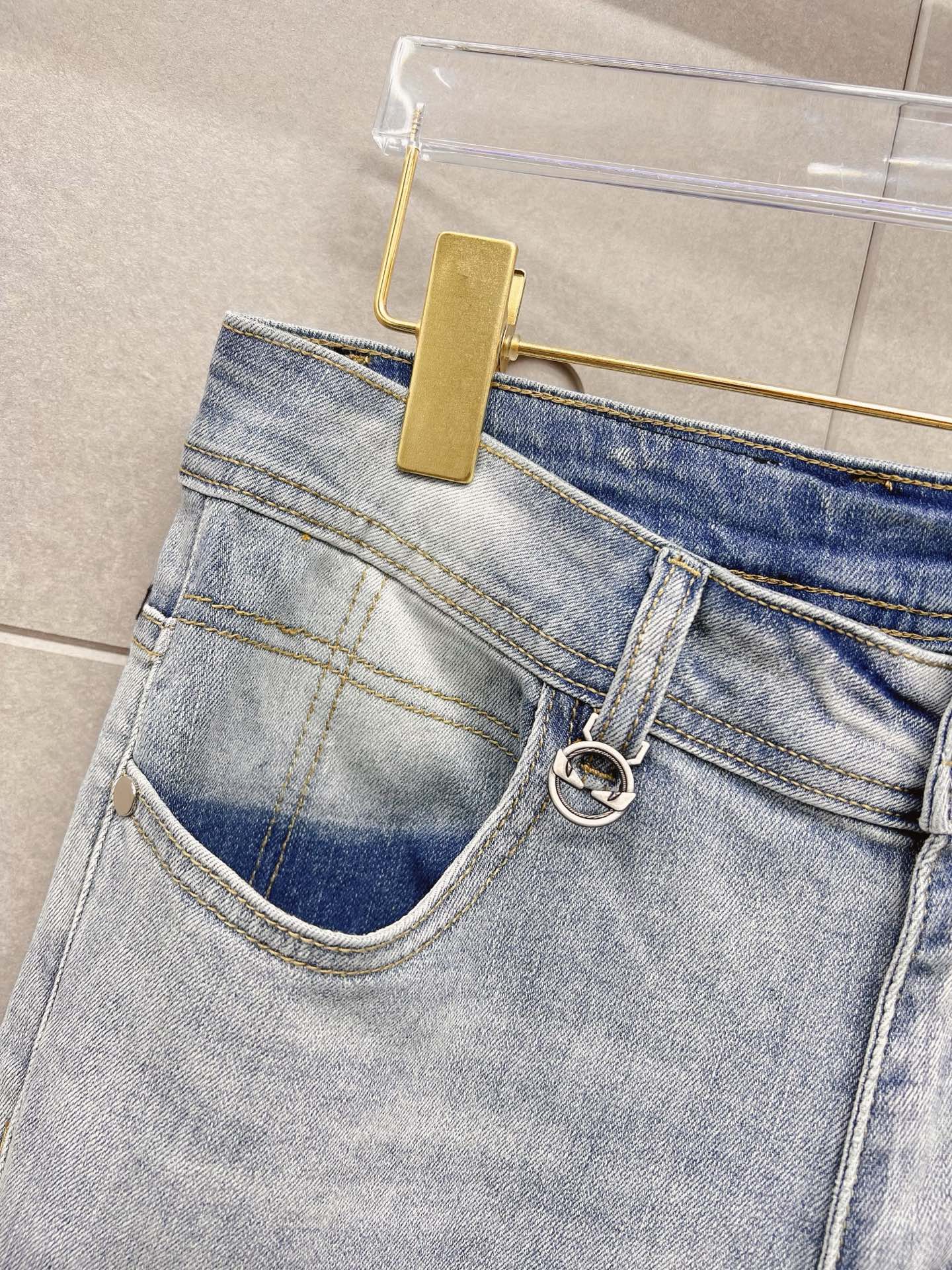 Fendi Male Jeans Denim Slim Fit