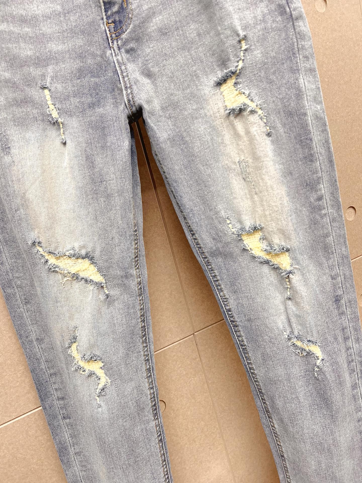 Fendi Male Jeans Denim Slim Fit