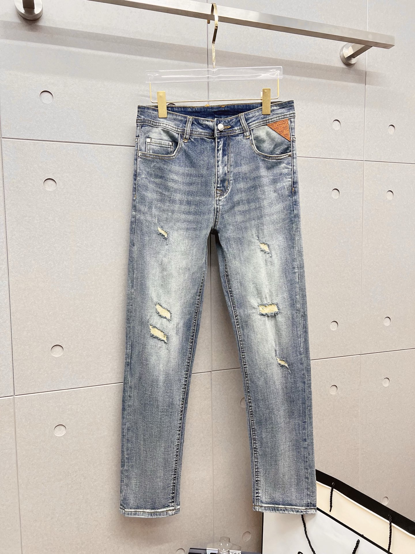 Burberry Male Jeans Denim Slim Fit
