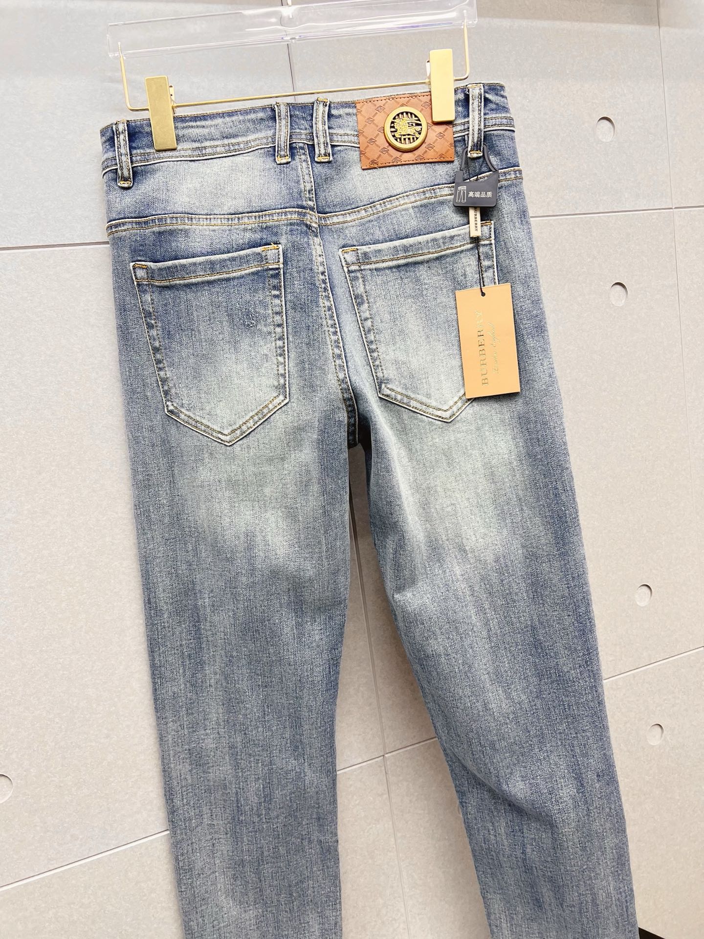 Burberry Male Jeans Denim Slim Fit