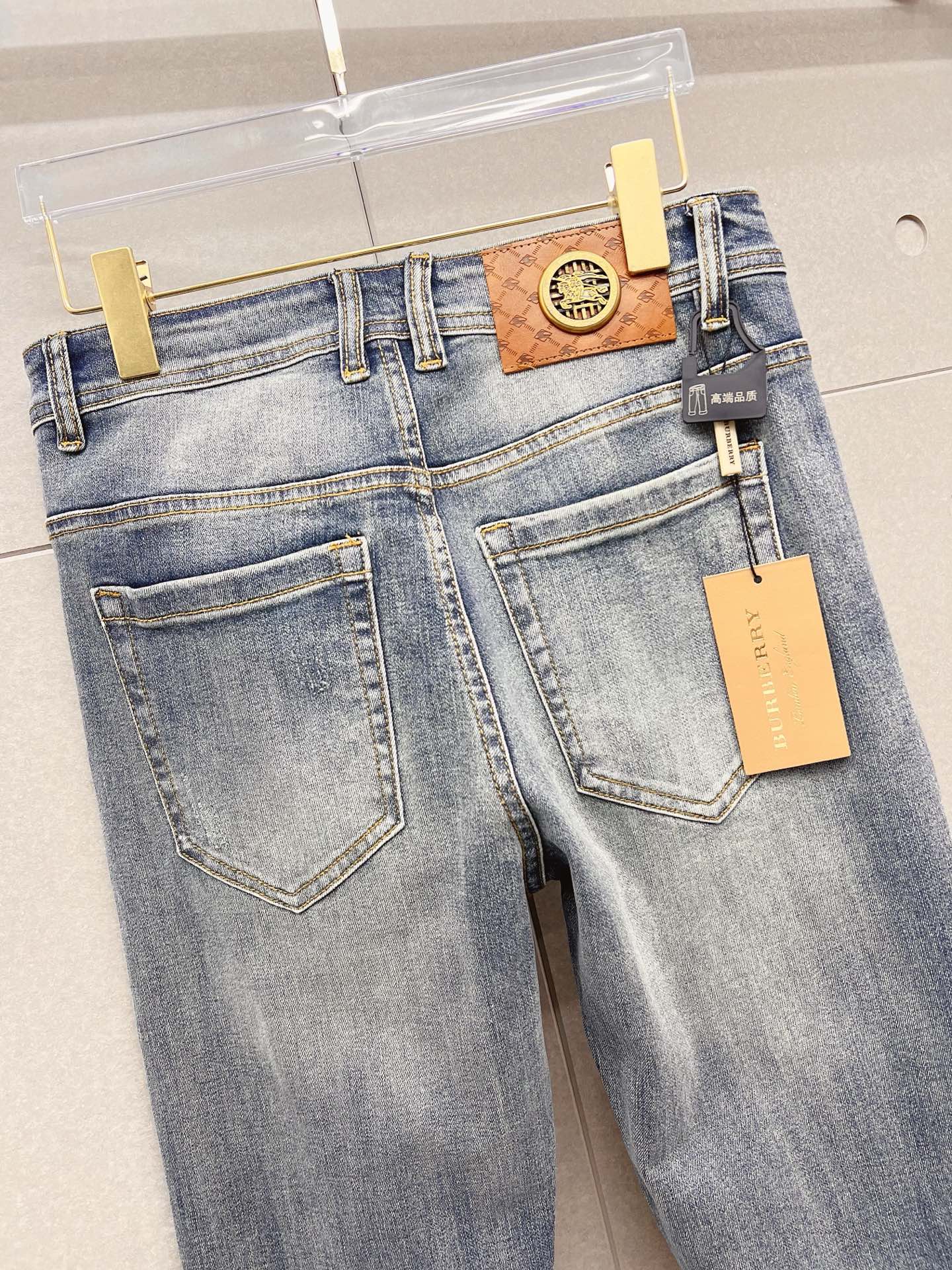 Burberry Male Jeans Denim Slim Fit