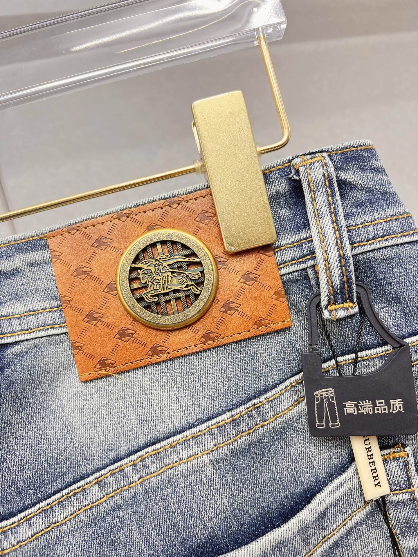 Burberry Male Jeans Denim Slim Fit