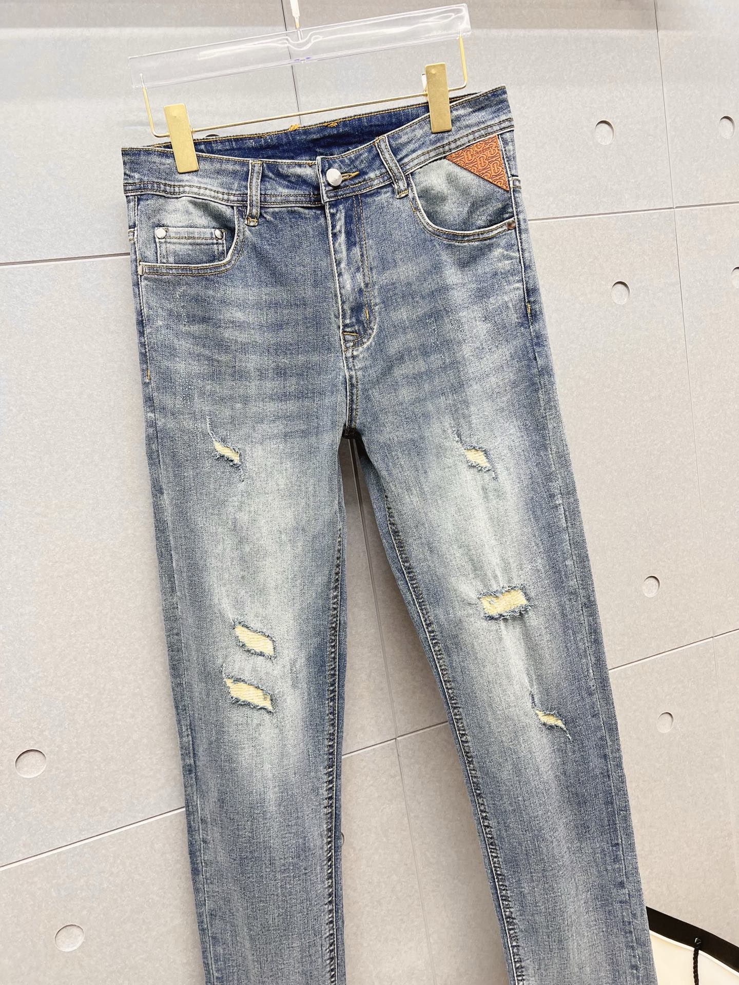Burberry Male Jeans Denim Slim Fit