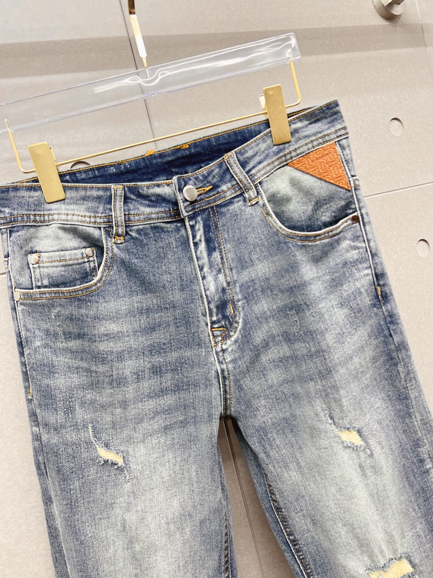 Burberry Male Jeans Denim Slim Fit