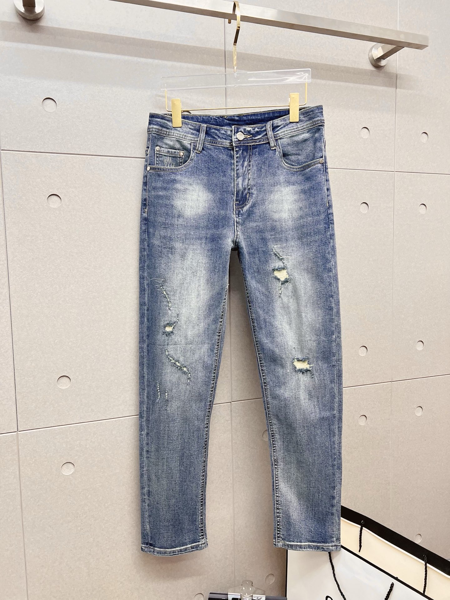 Moncler Male Jeans Denim Slim Fit M-l