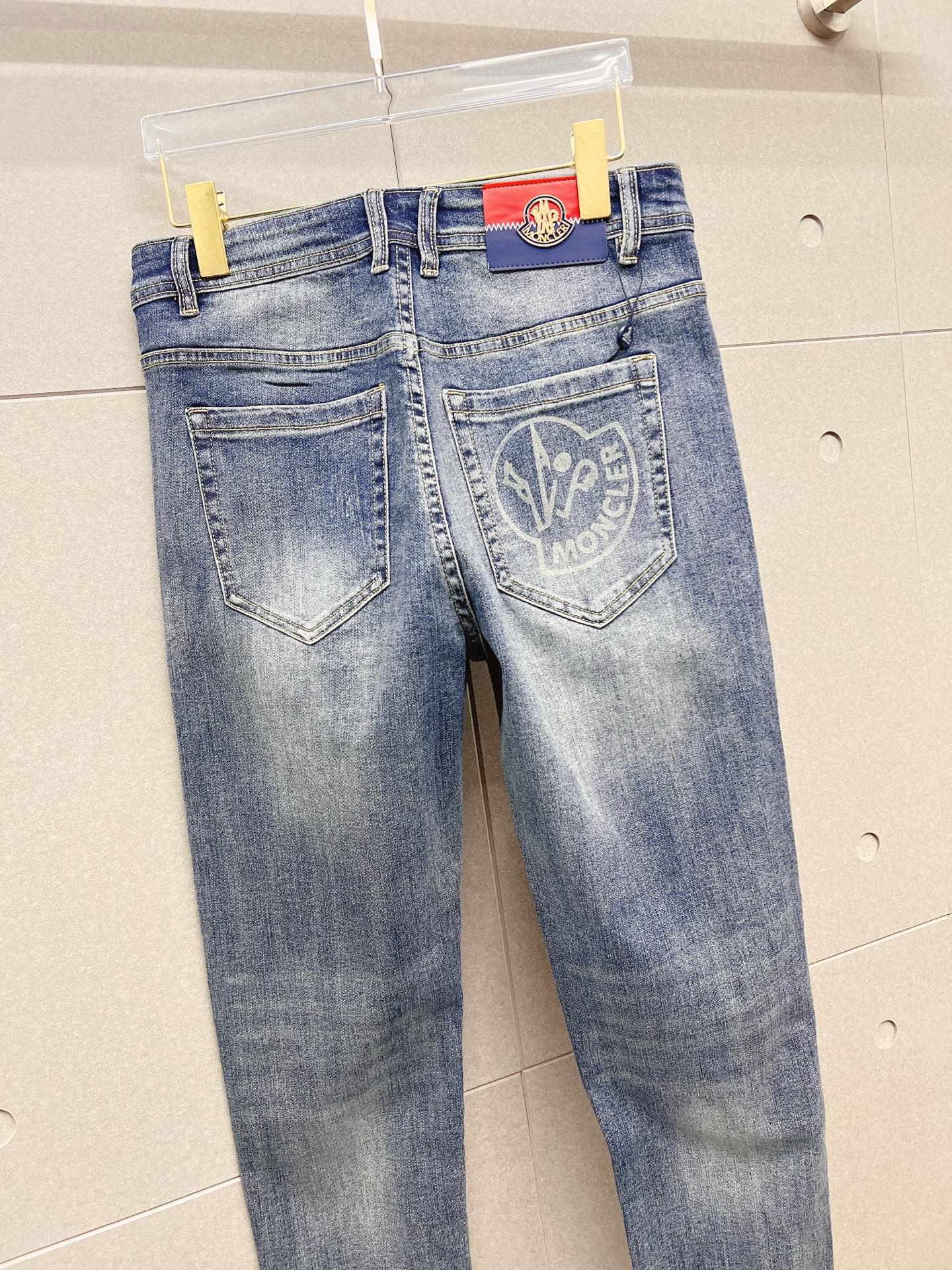 Moncler Male Jeans Denim Slim Fit M-l