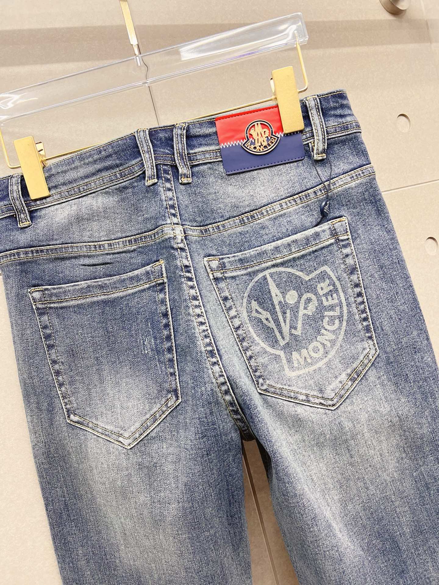 Moncler Male Jeans Denim Slim Fit M-l