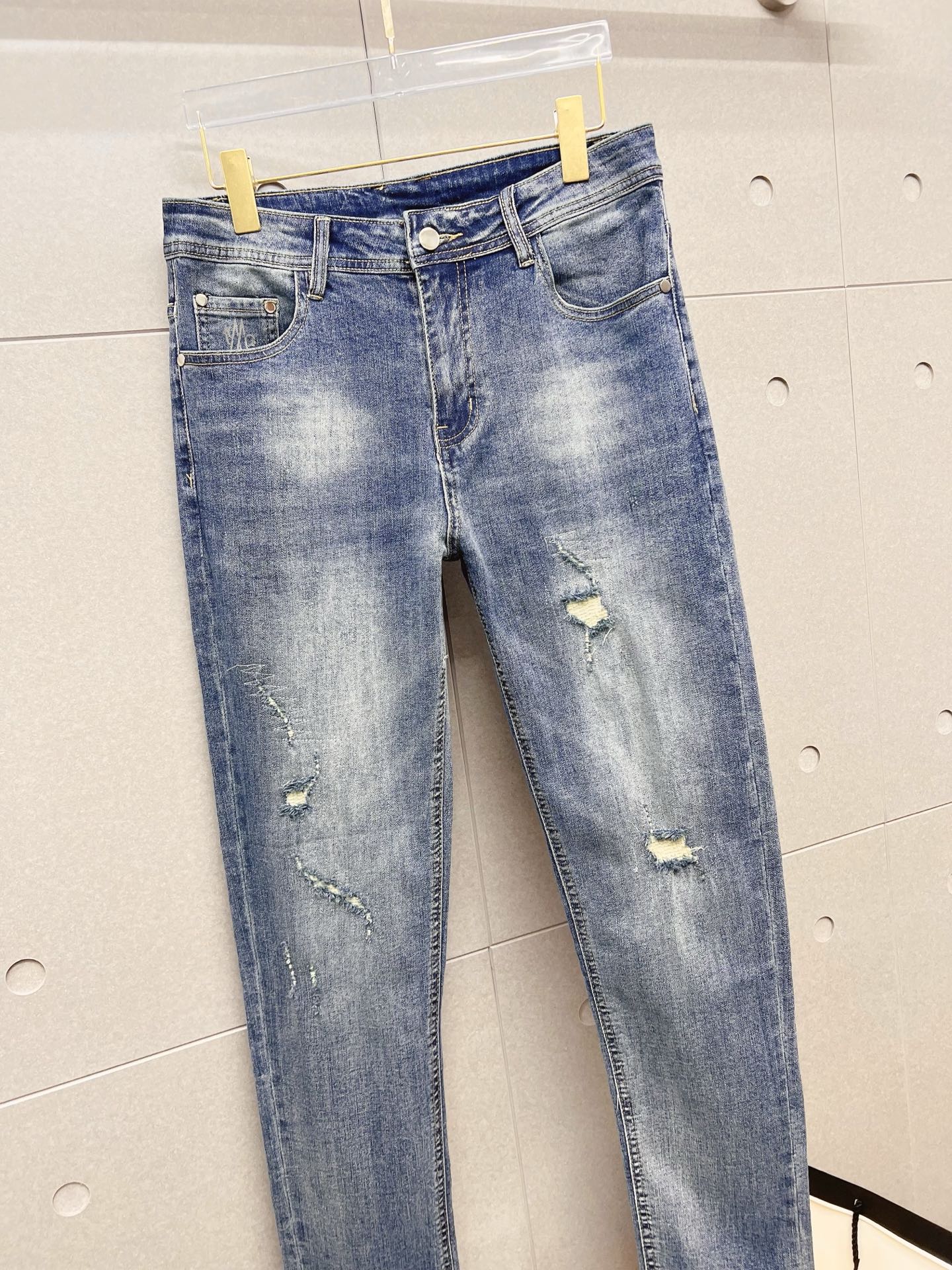 Moncler Male Jeans Denim Slim Fit M-l