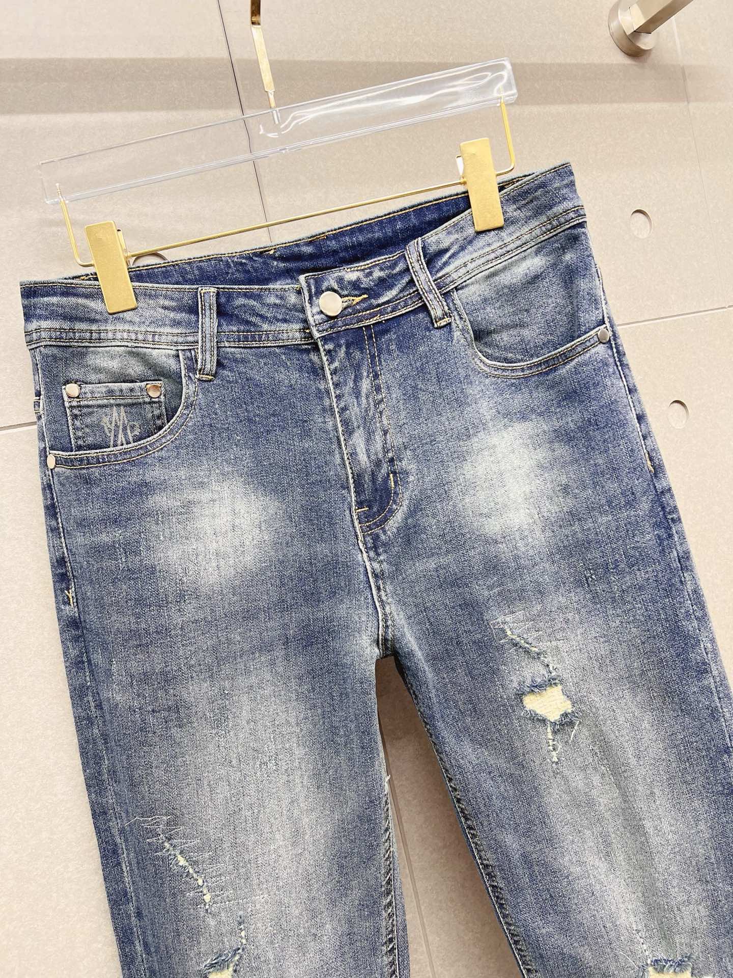 Moncler Male Jeans Denim Slim Fit M-l