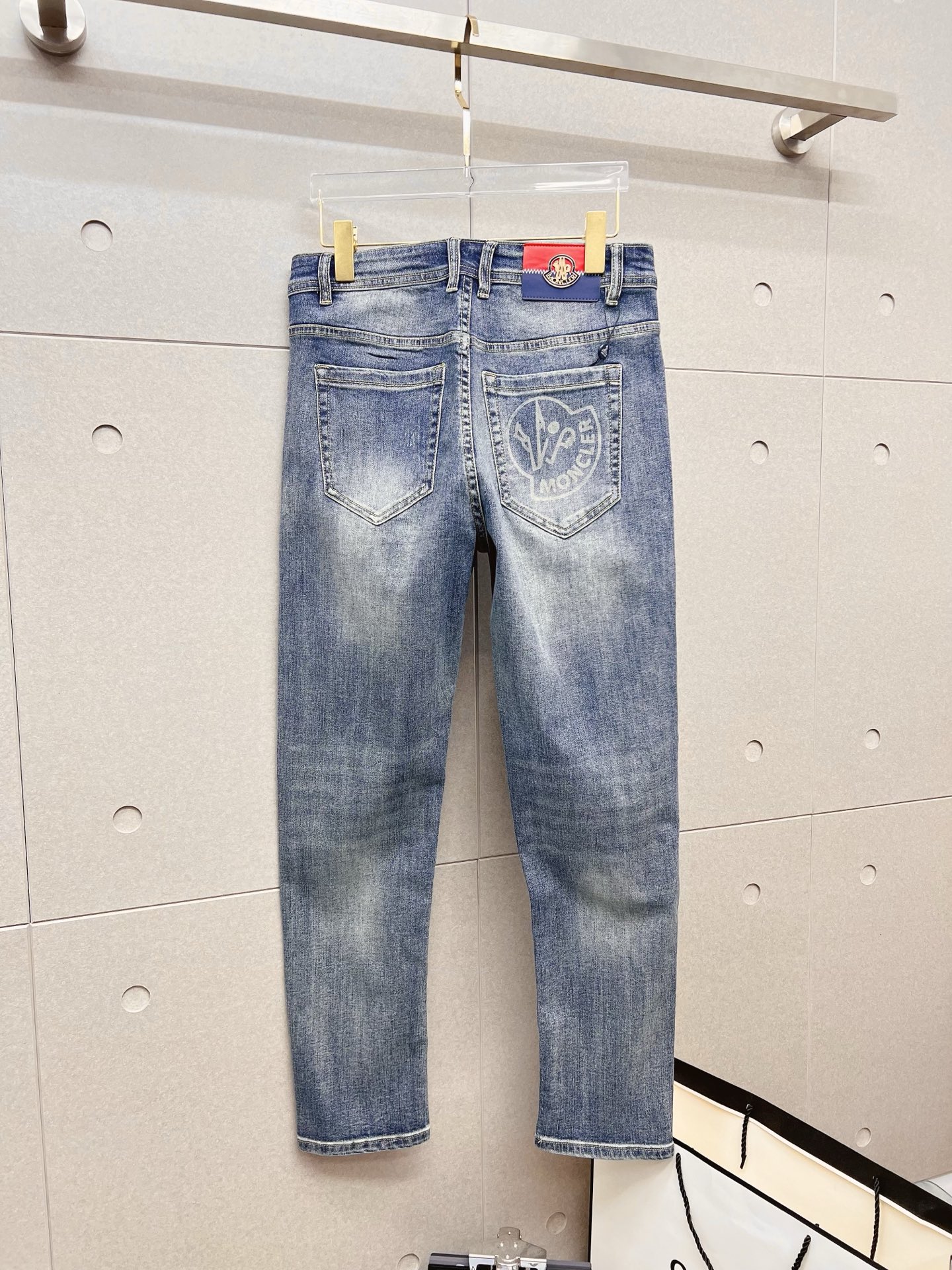 Moncler Male Jeans Denim Slim Fit M-l