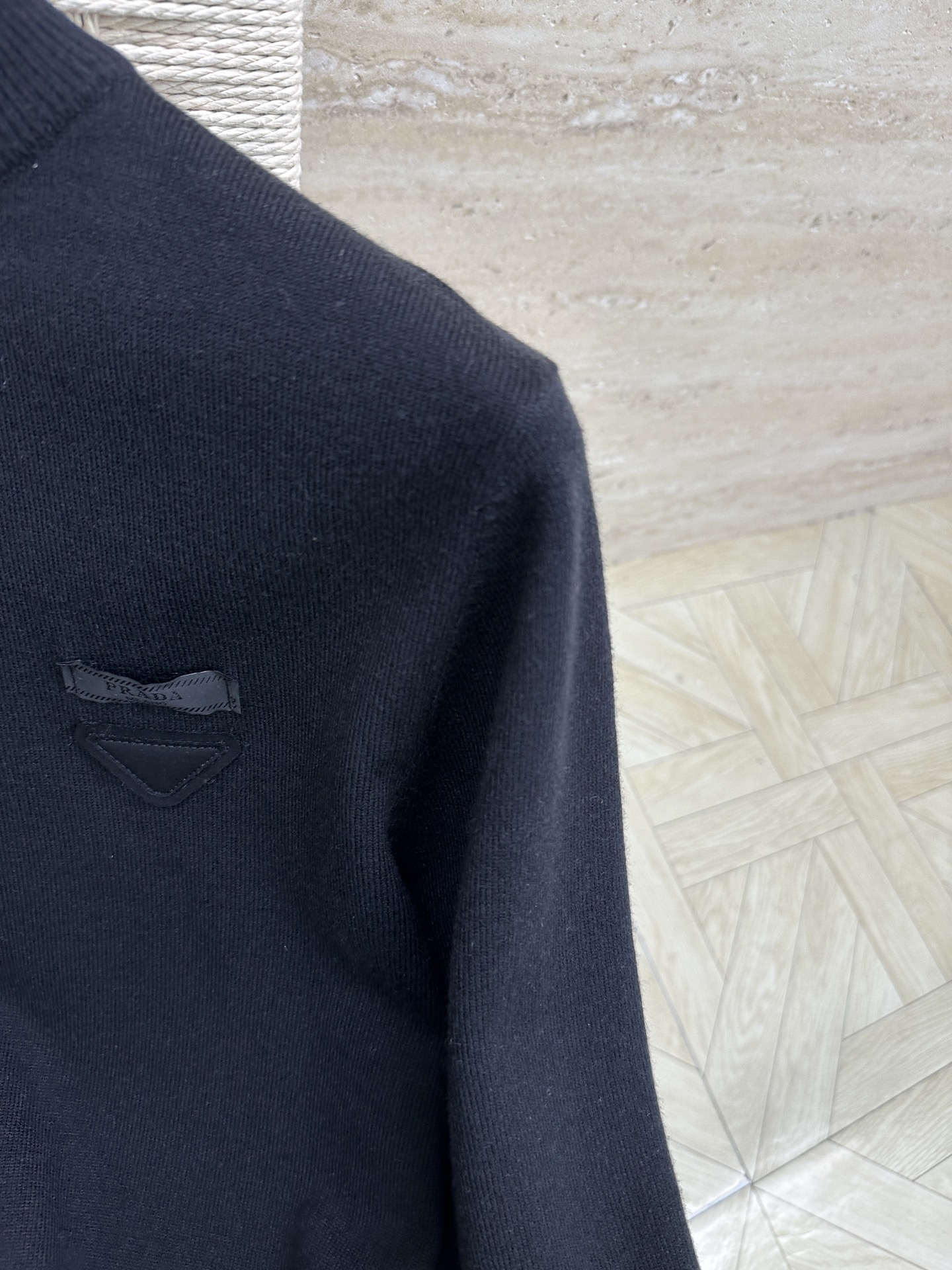 Prada Male Basic Clothing Wool Black M-xxxl