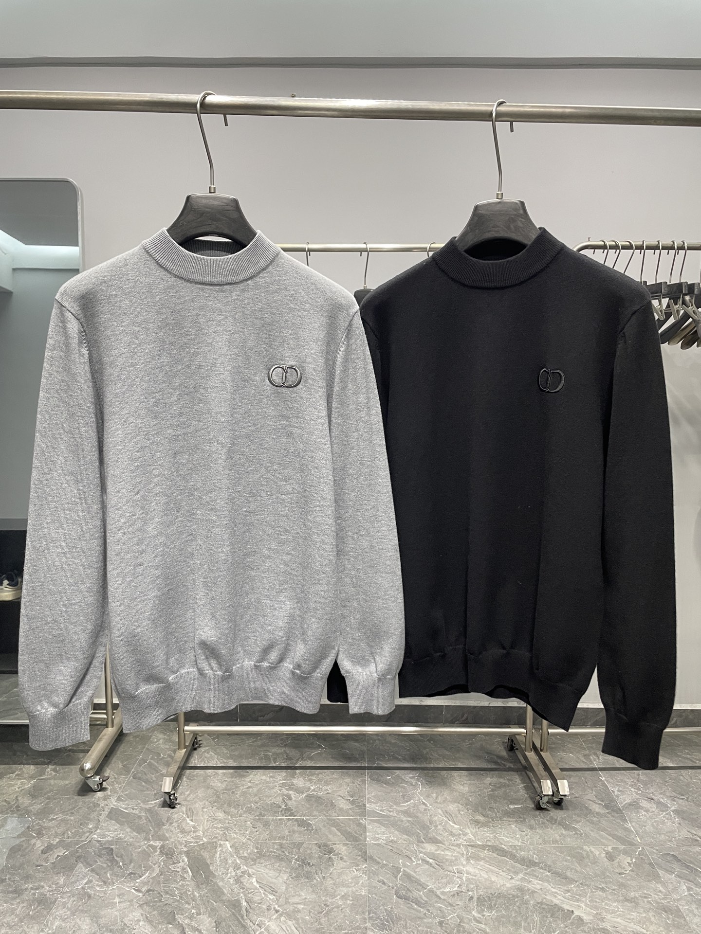 Dior Male Basic Clothing Wool Black M-l-xl