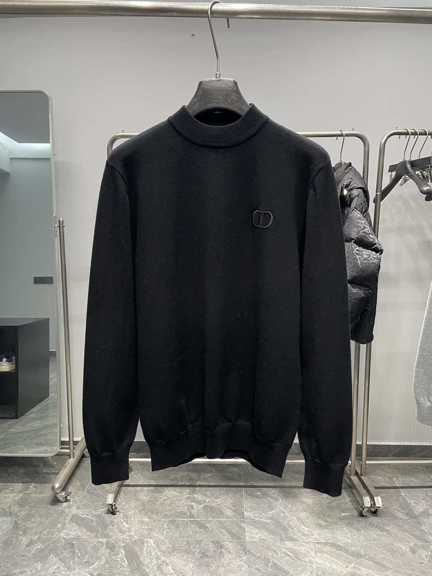 Dior Male Basic Clothing Wool Black M-l-xl