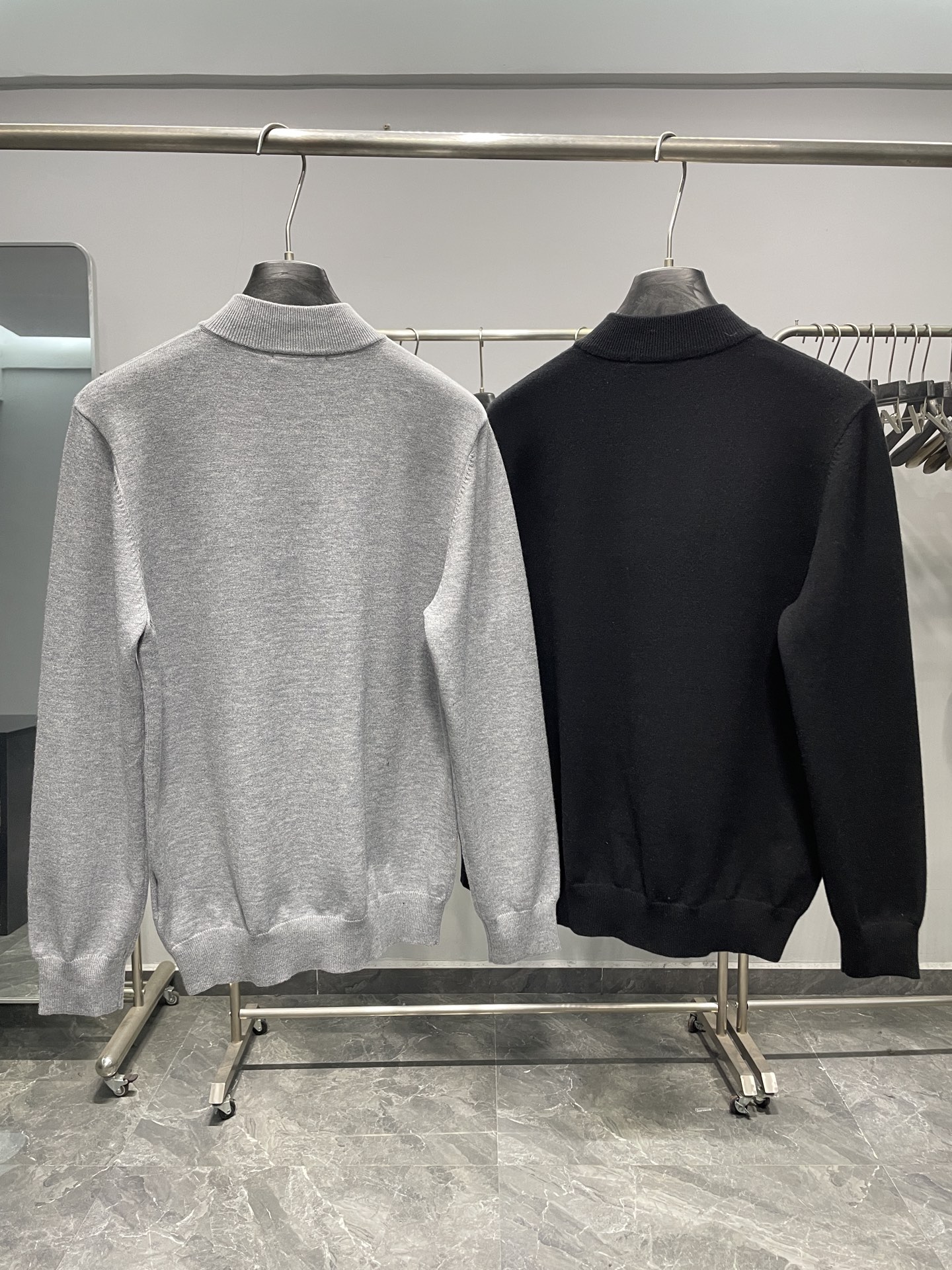 Prada Couple Basic Clothing Cotton Black M-l-xl