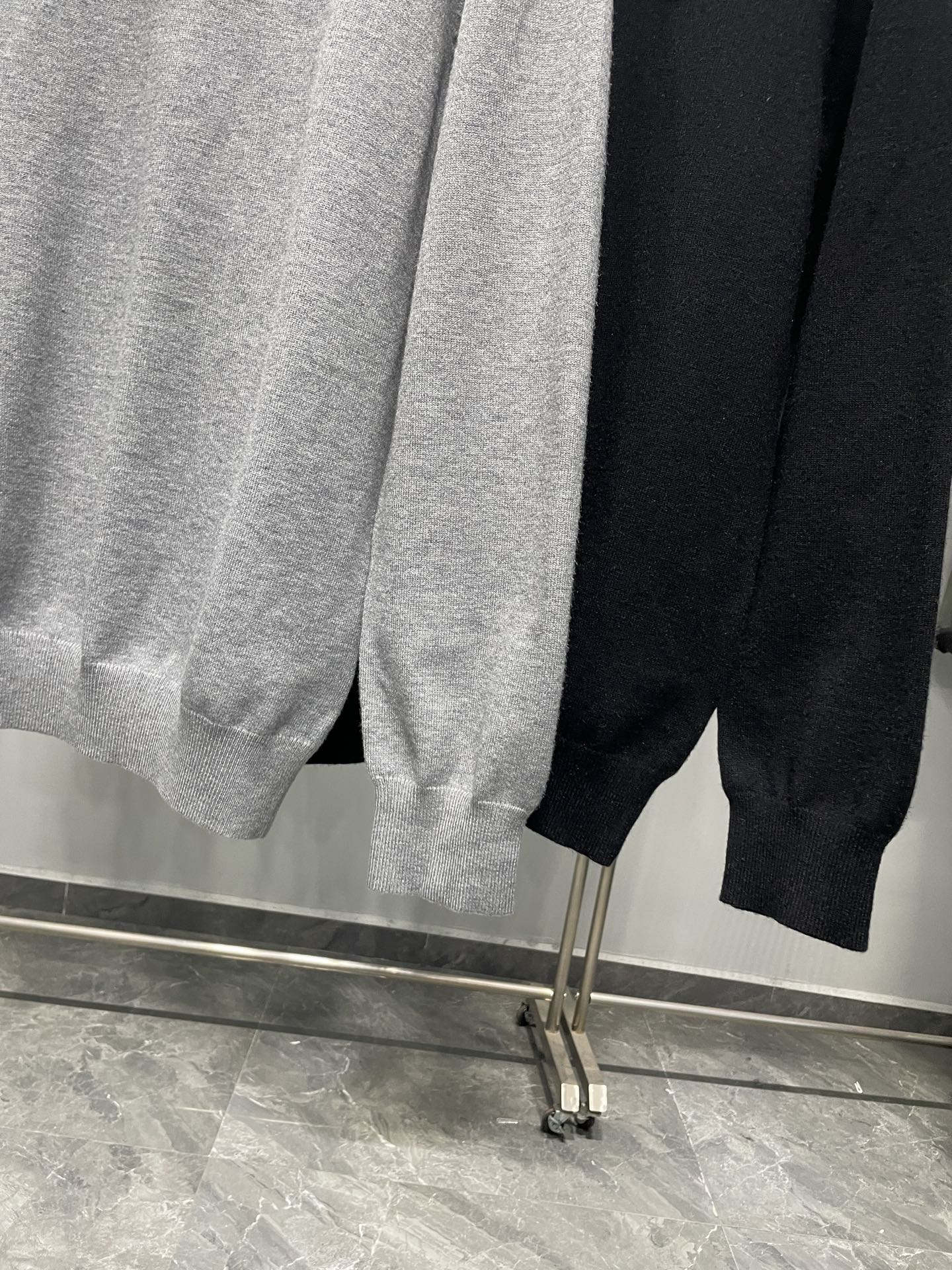 Prada Couple Basic Clothing Cotton Black M-l-xl