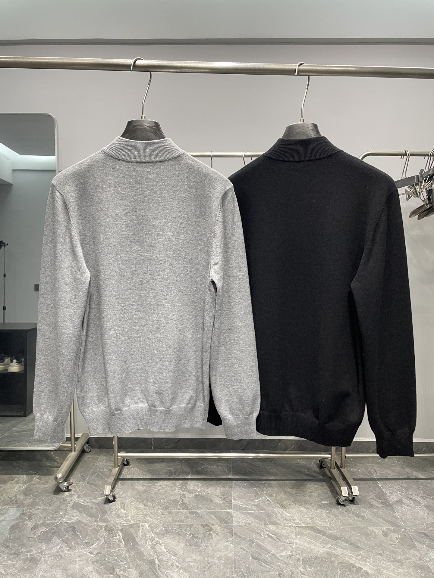 Kiton Male Basic Clothing Cotton Black M-l-xl