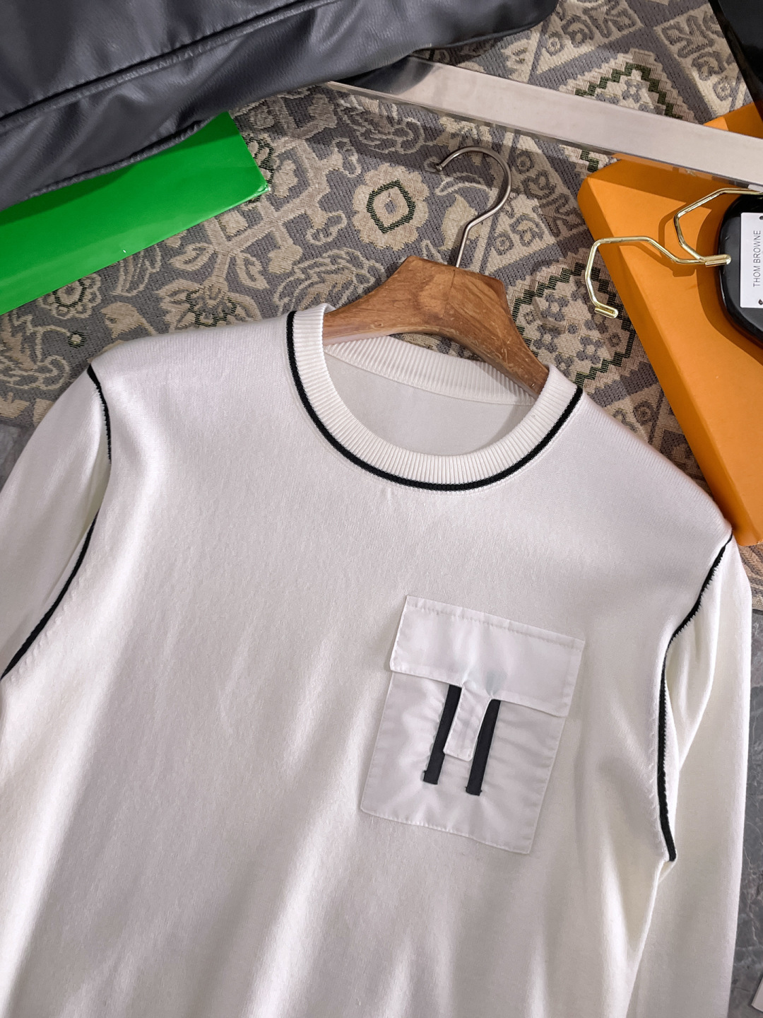 Hermès Male Basic Clothing Wool S-m-xxxl