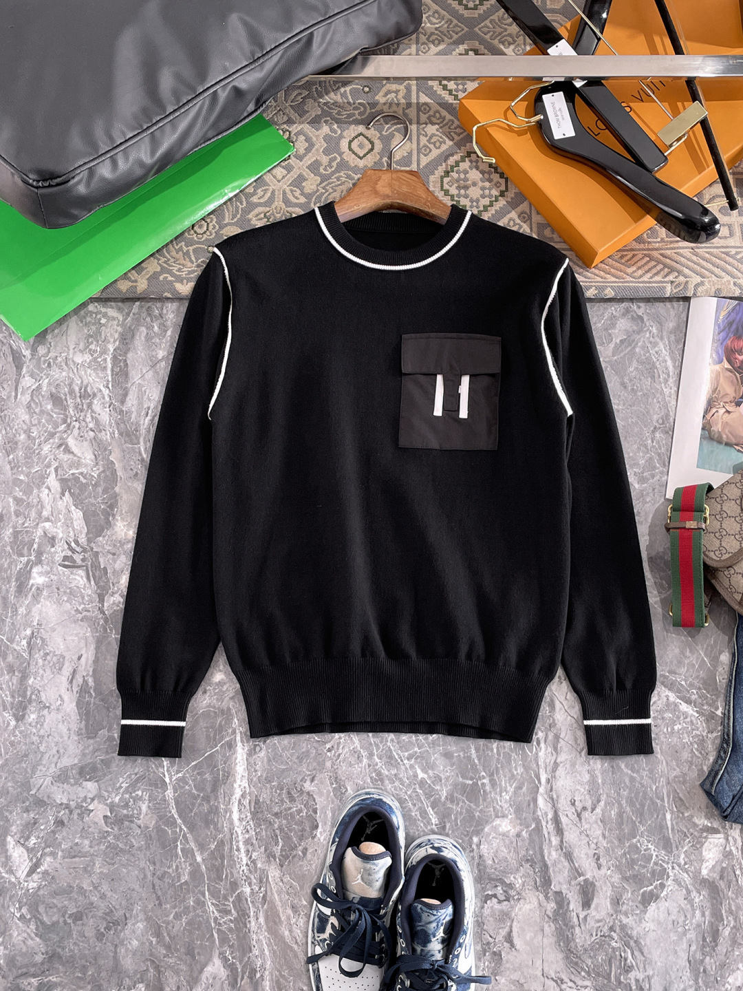 Hermès Male Basic Clothing Wool S-m-xxxl