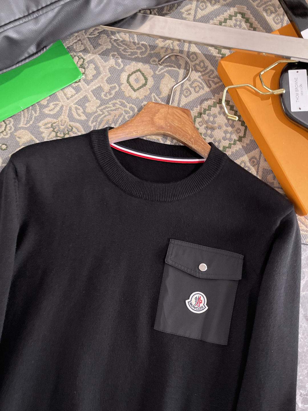 Moncler Male Basic Clothing Wool M-l-xxxl