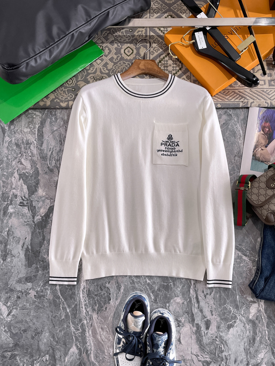 Prada Male Basic Clothing Wool M-xxxl