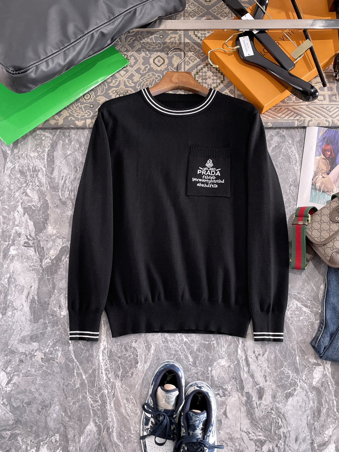 Prada Male Basic Clothing Wool M-xxxl