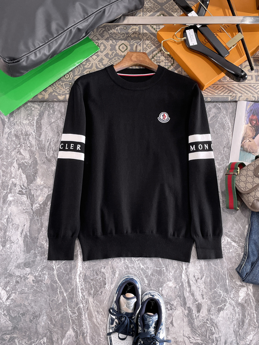 Moncler Male Basic Clothing Wool M-l-xxxl